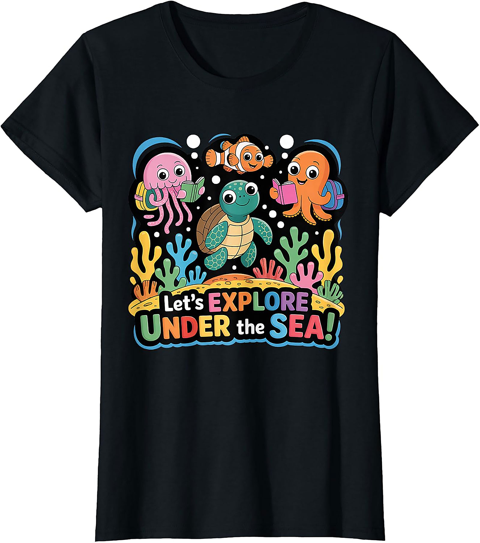 Under The Sea Back To School T-Shirt | Cute Ocean Tee