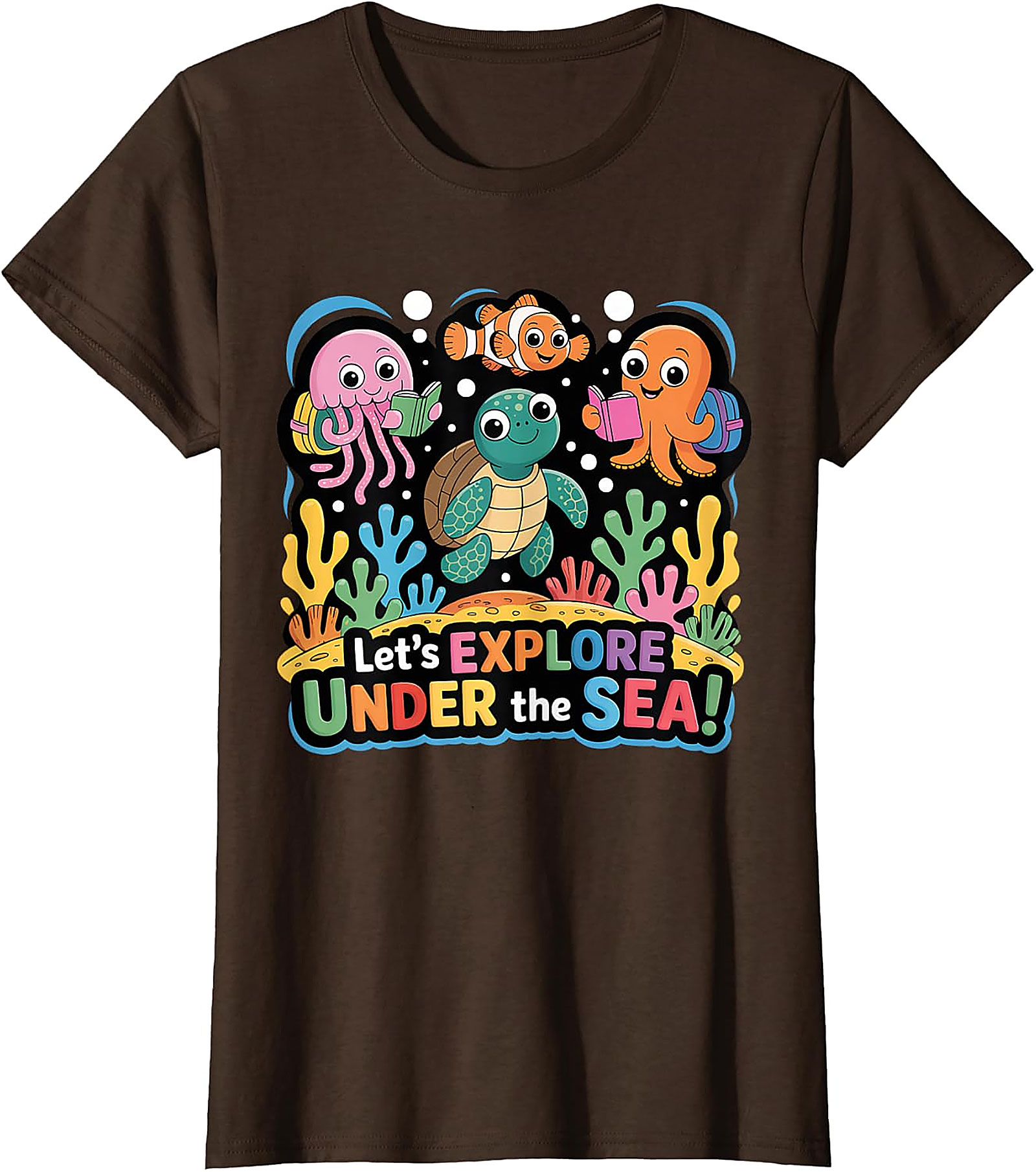 Under The Sea Back To School T-Shirt | Cute Ocean Tee
