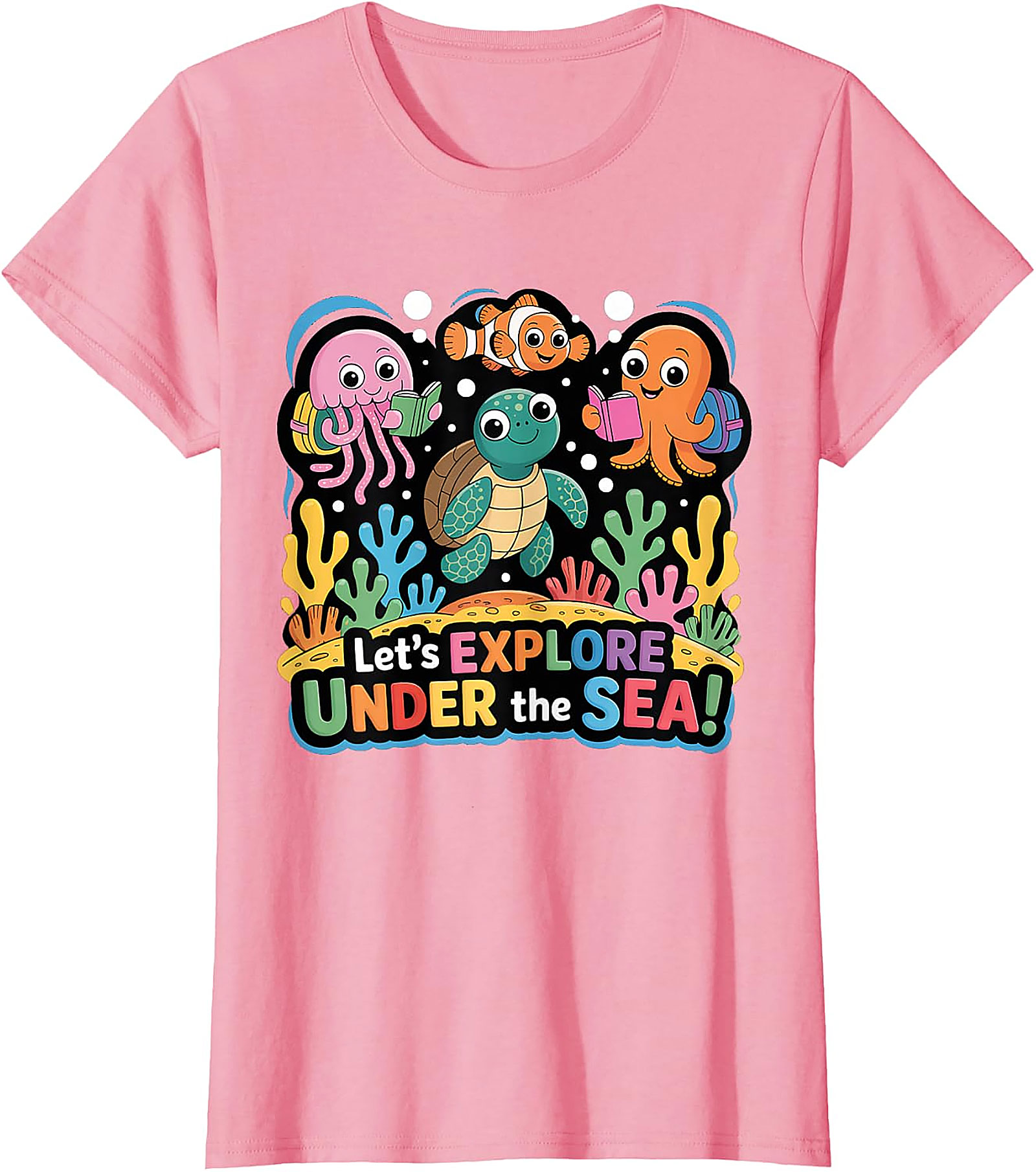 Under The Sea Back To School T-Shirt | Cute Ocean Tee