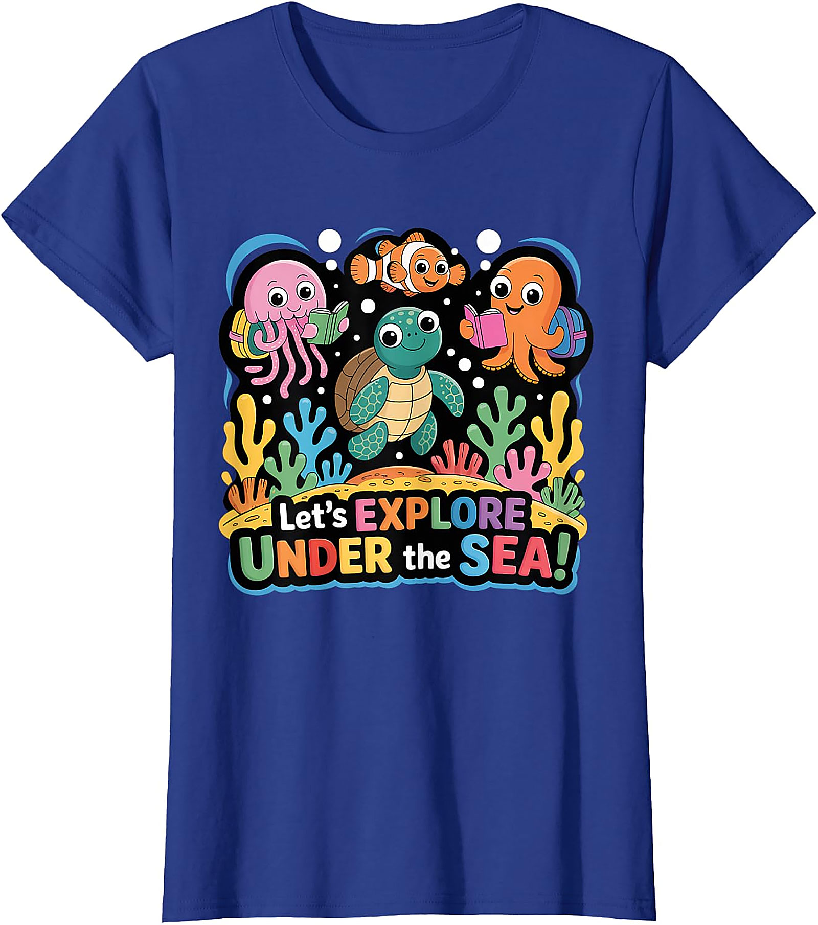 Under The Sea Back To School T-Shirt | Cute Ocean Tee