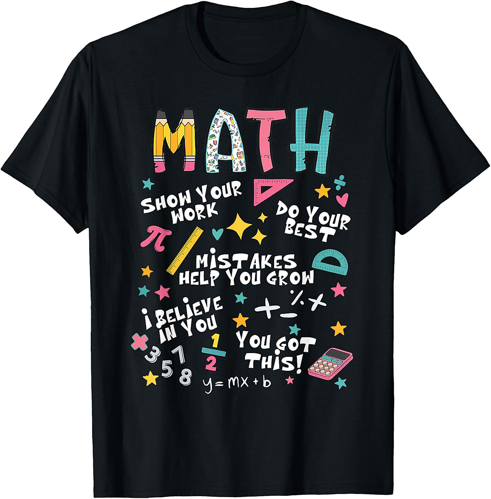 Funny Math Teacher T-Shirt | Back to School Graphic Tee