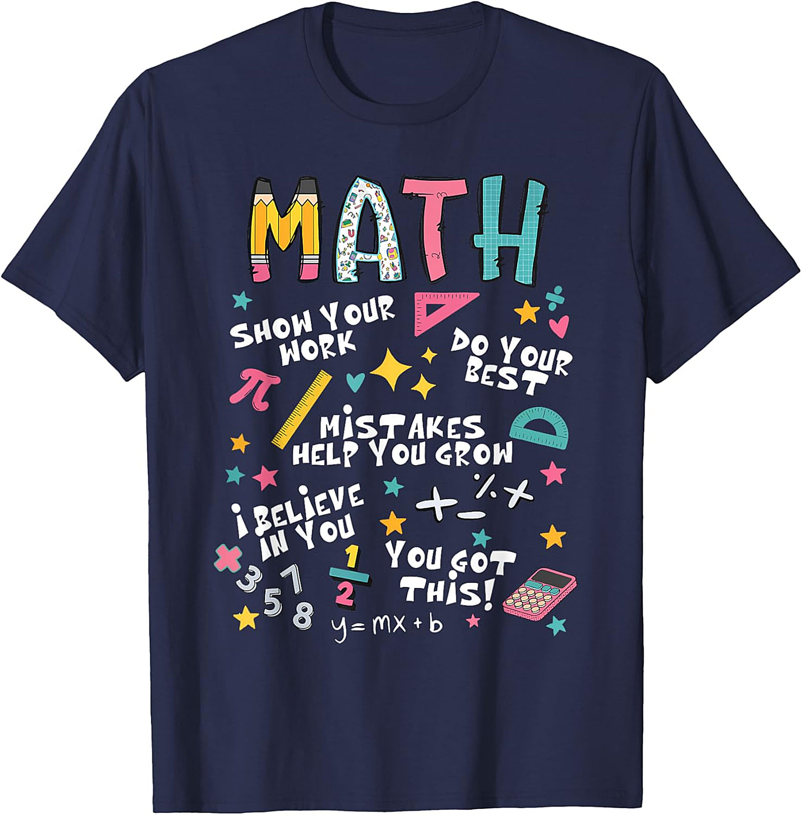 Funny Math Teacher T-Shirt | Back to School Graphic Tee