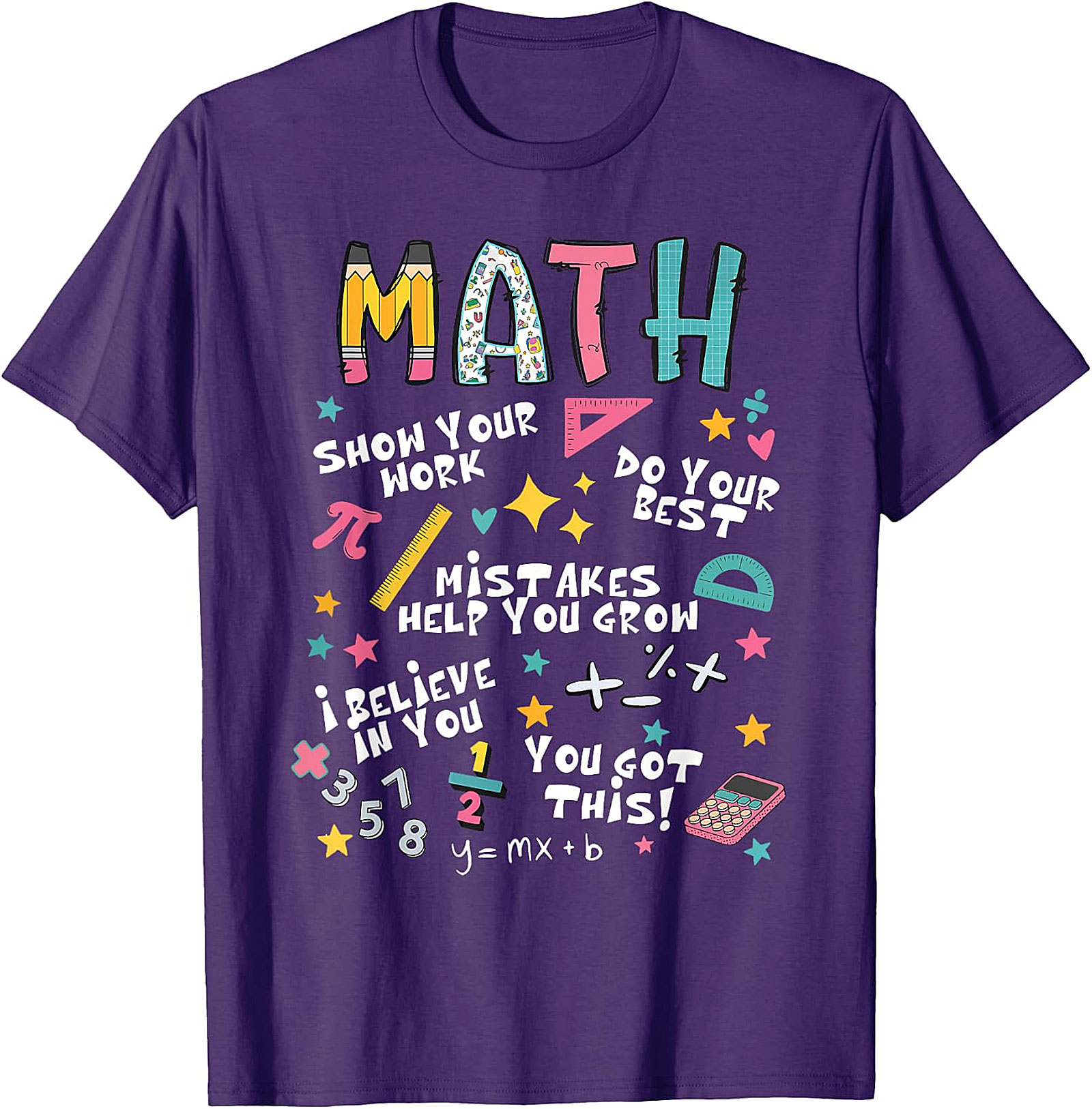 Funny Math Teacher T-Shirt | Back to School Graphic Tee