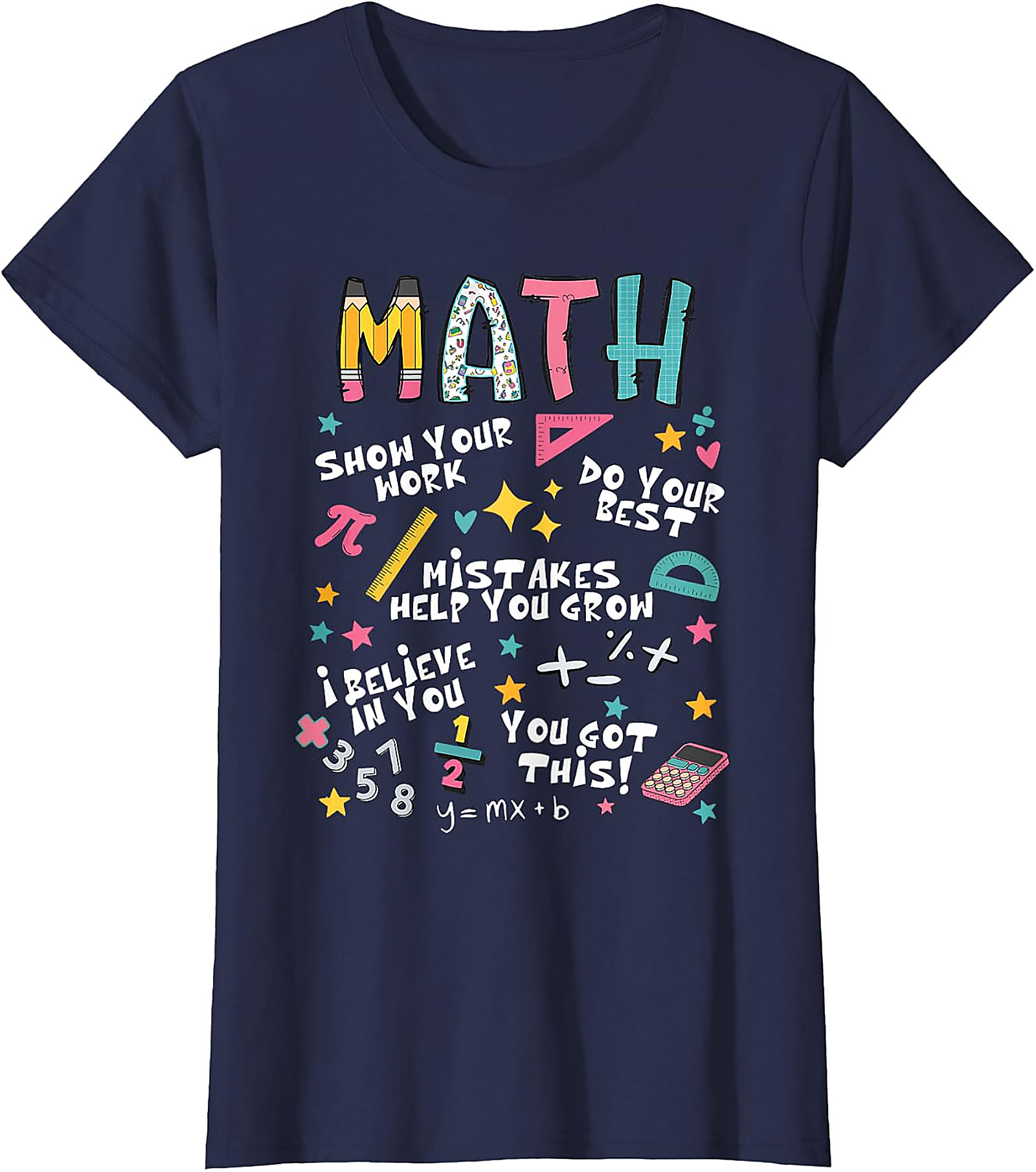 Funny Math Teacher T-Shirt | Back to School Graphic Tee