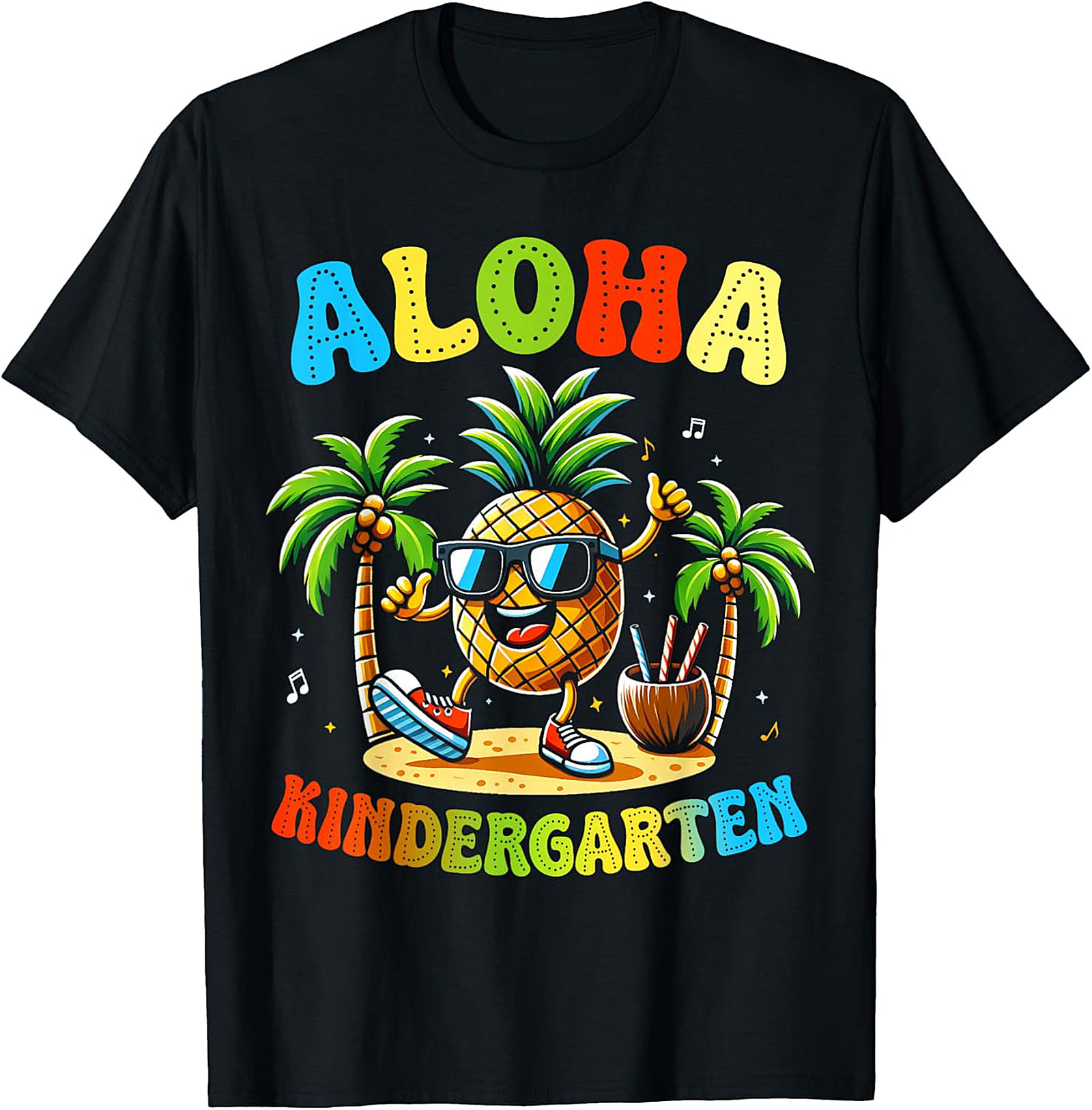 Aloha Kindergarten T-Shirt | Funny Back to School Tee