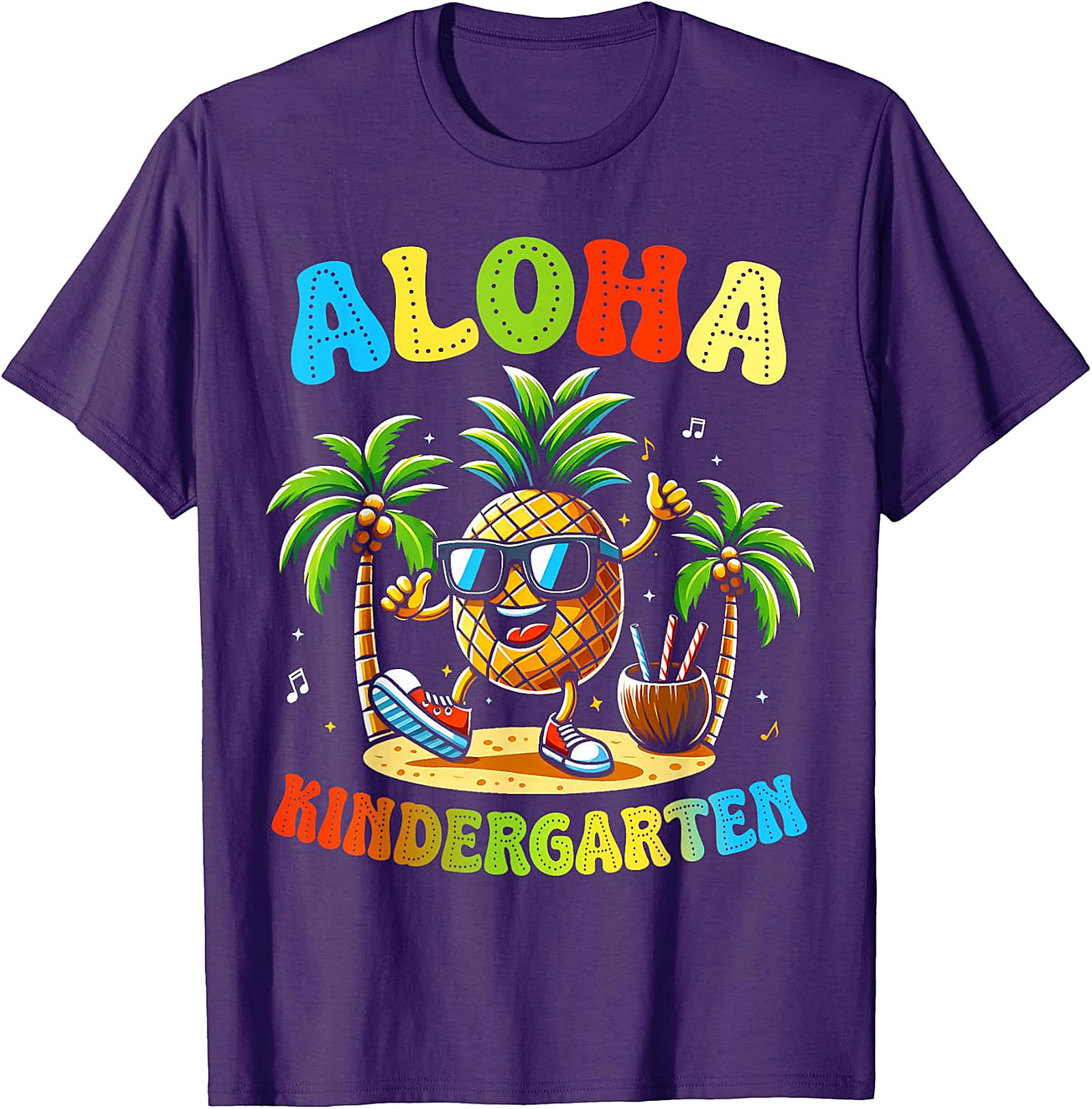 Aloha Kindergarten T-Shirt | Funny Back to School Tee