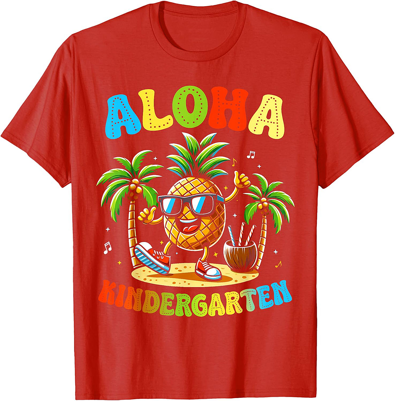 Aloha Kindergarten T-Shirt | Funny Back to School Tee