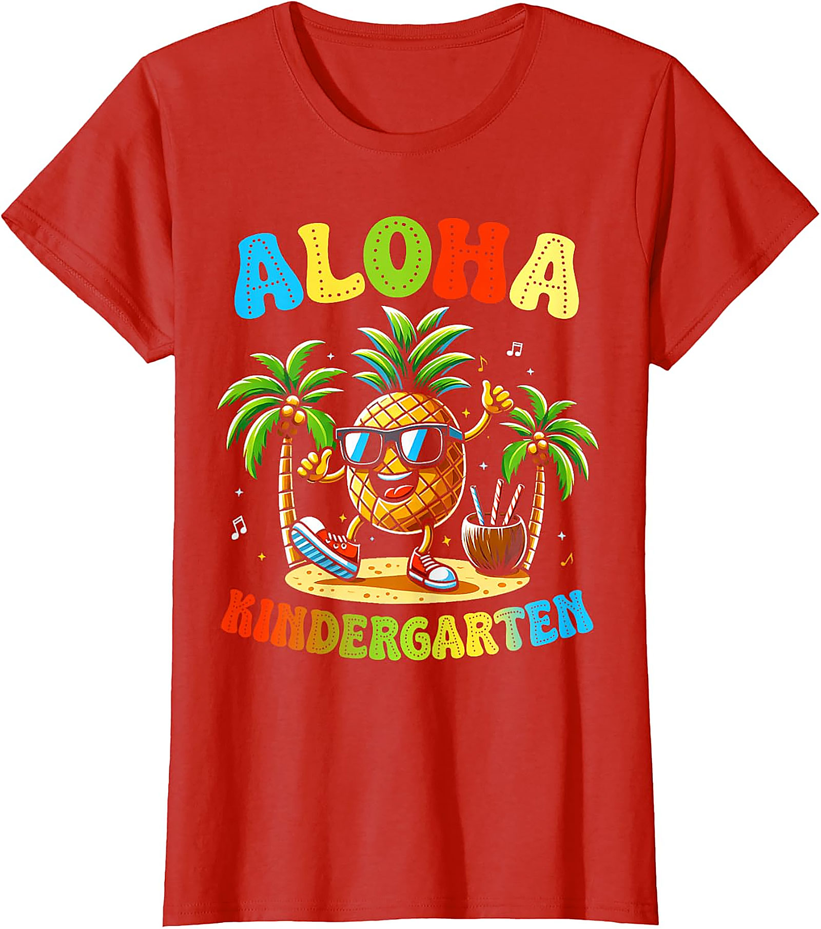 Aloha Kindergarten T-Shirt | Funny Back to School Tee