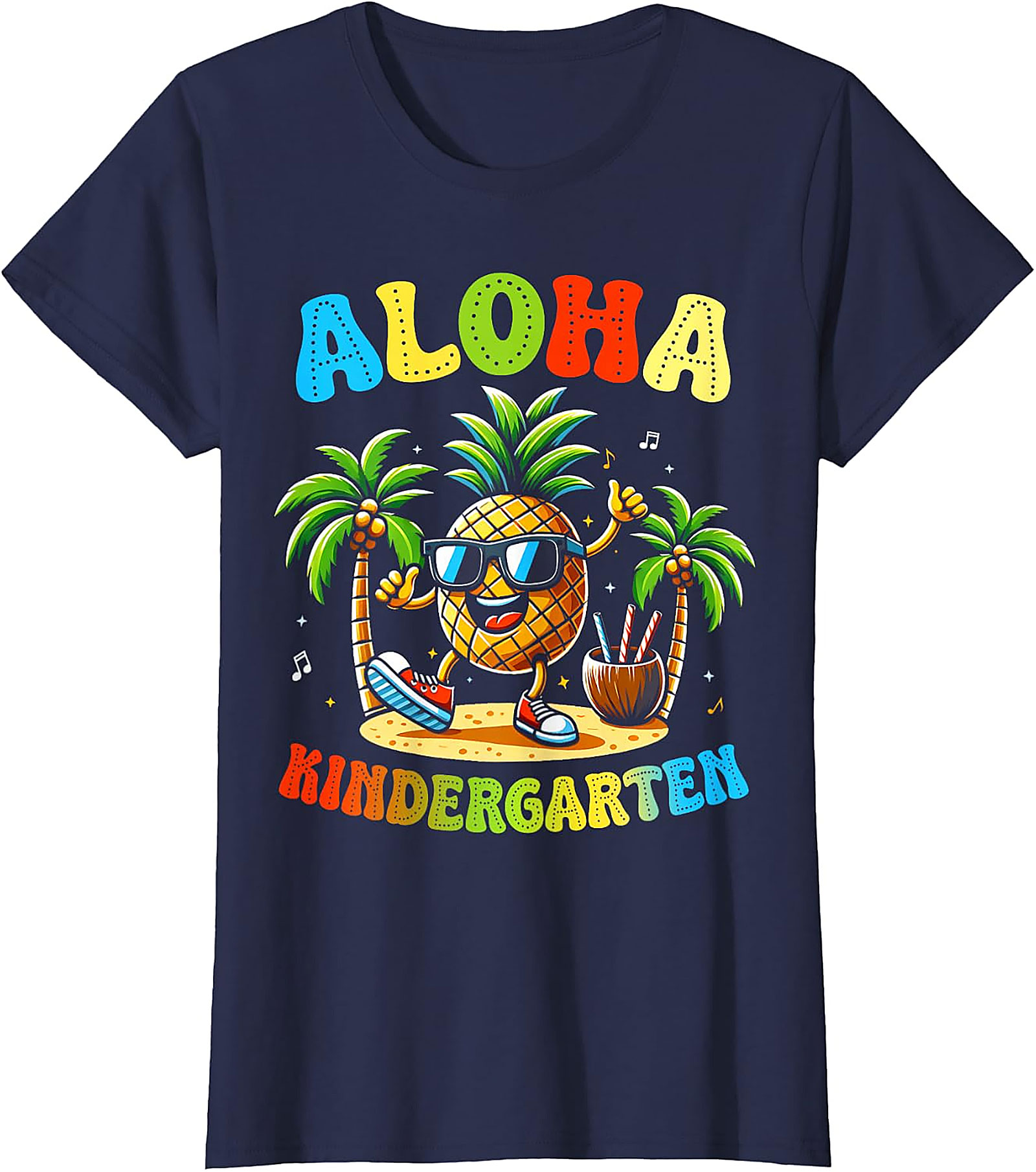 Aloha Kindergarten T-Shirt | Funny Back to School Tee