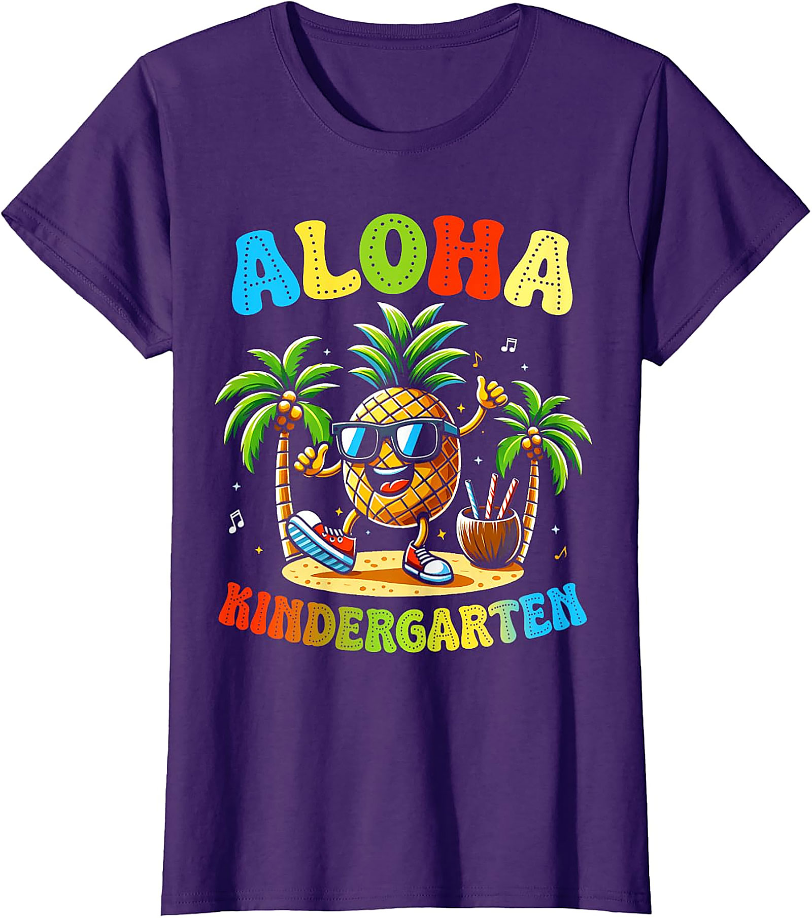 Aloha Kindergarten T-Shirt | Funny Back to School Tee