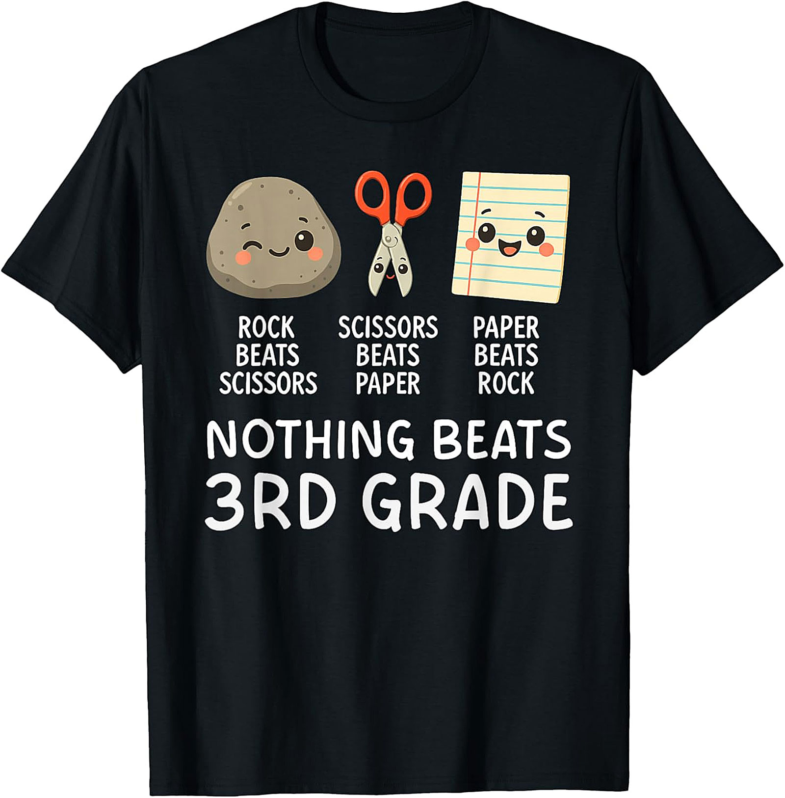 Nothing Beats 3rd Grade T-Shirt | Back to School Tee