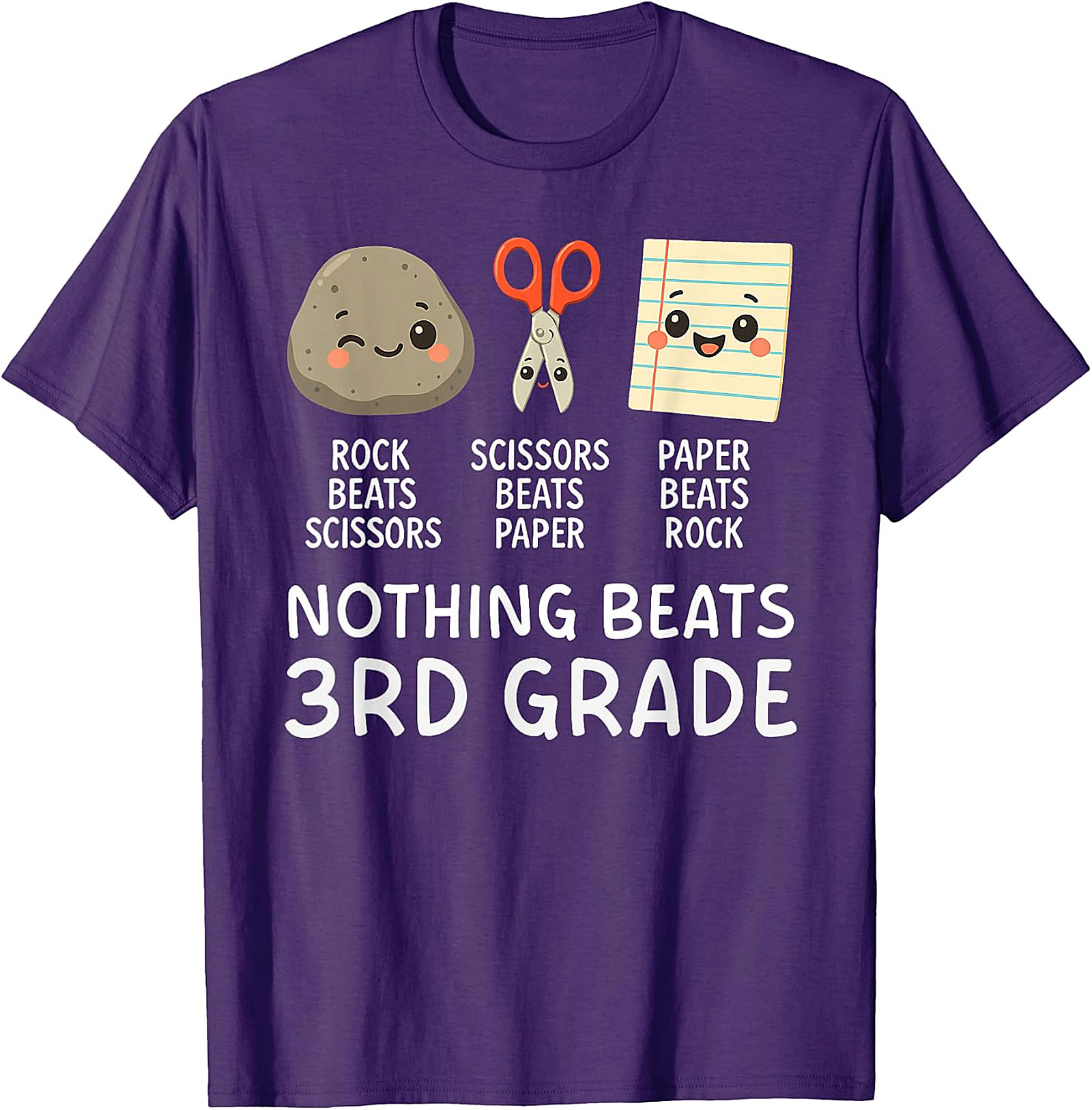 Nothing Beats 3rd Grade T-Shirt | Back to School Tee