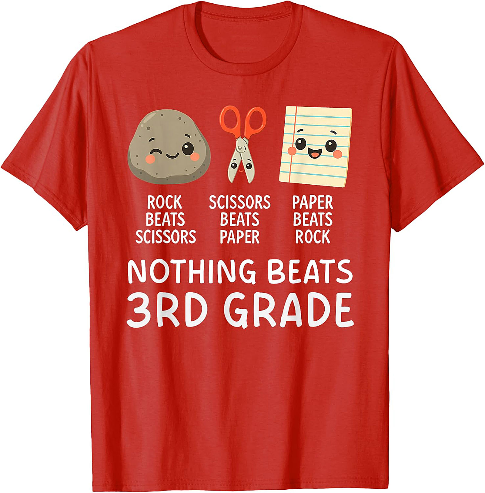 Nothing Beats 3rd Grade T-Shirt | Back to School Tee