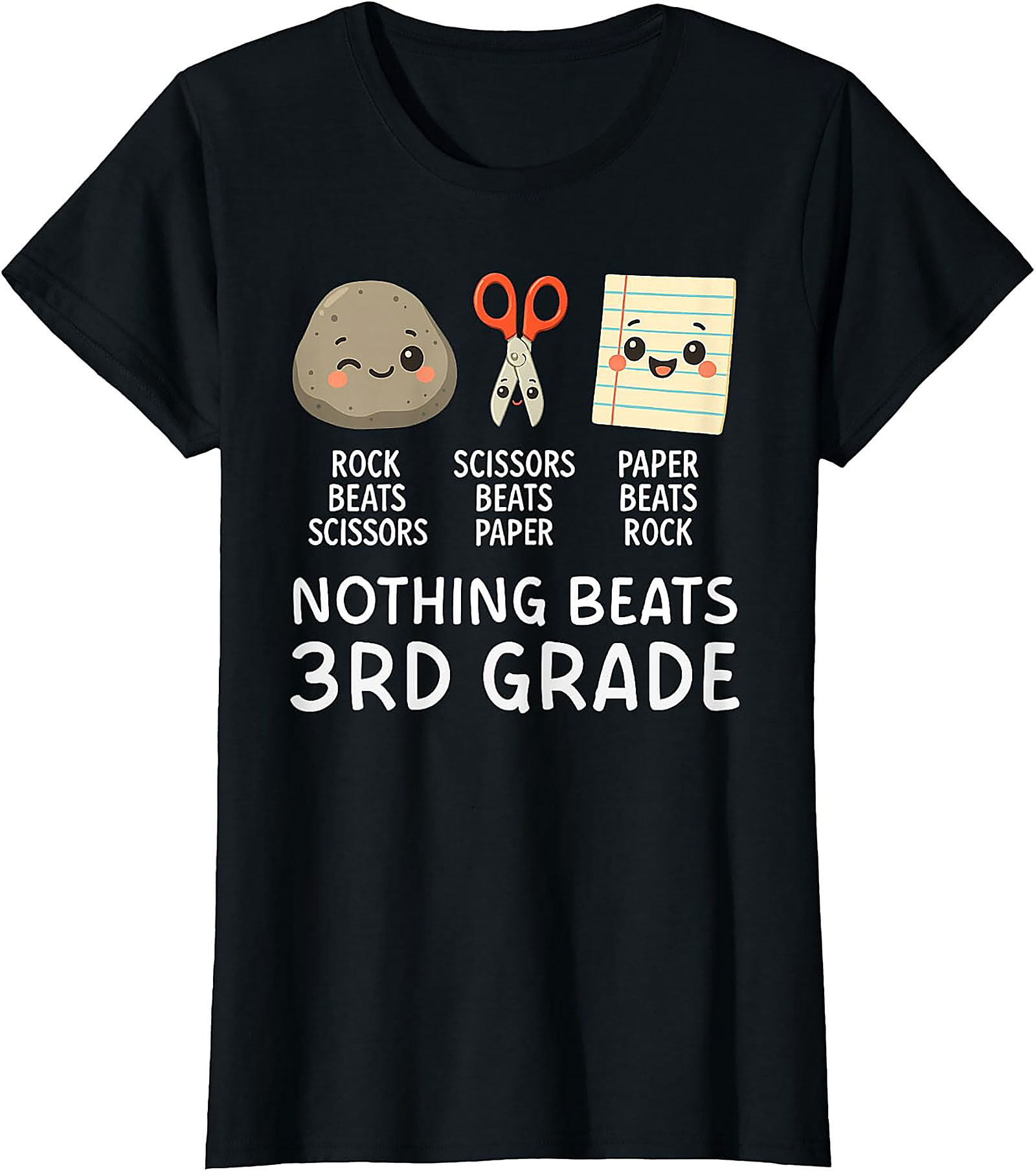 Nothing Beats 3rd Grade T-Shirt | Back to School Tee