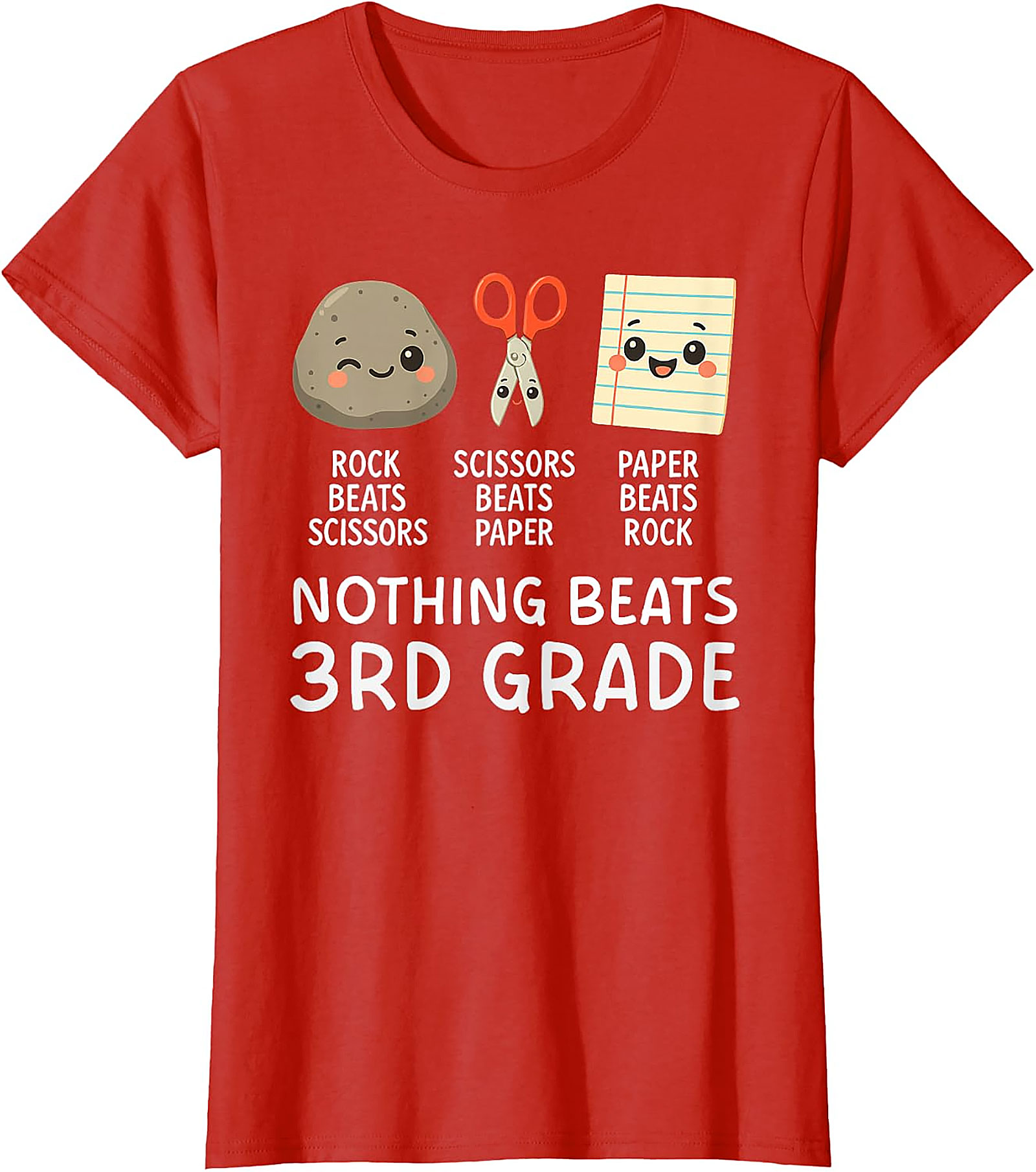 Nothing Beats 3rd Grade T-Shirt | Back to School Tee