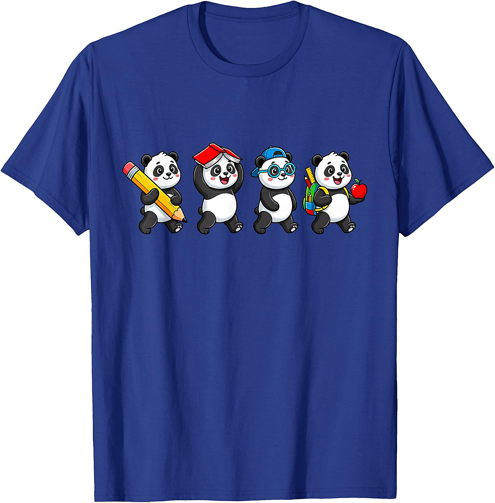 Panda Back to School T-Shirt | Cute Teacher & Kids Tee