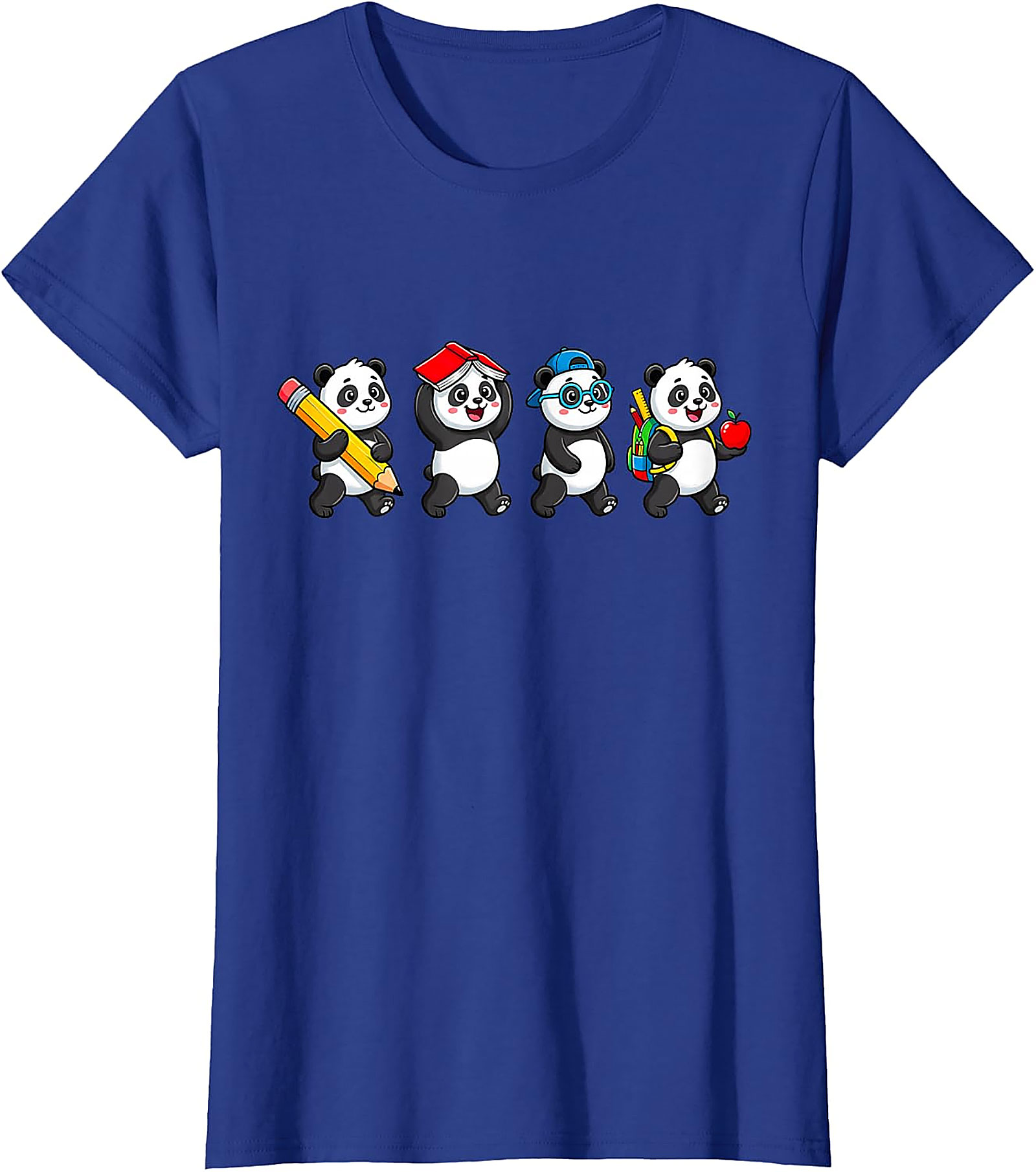 Panda Back to School T-Shirt | Cute Teacher & Kids Tee