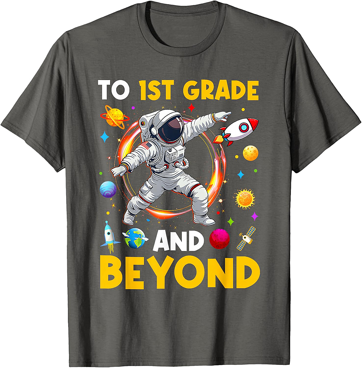  First Grade Astronaut T-Shirt Back to School Tee