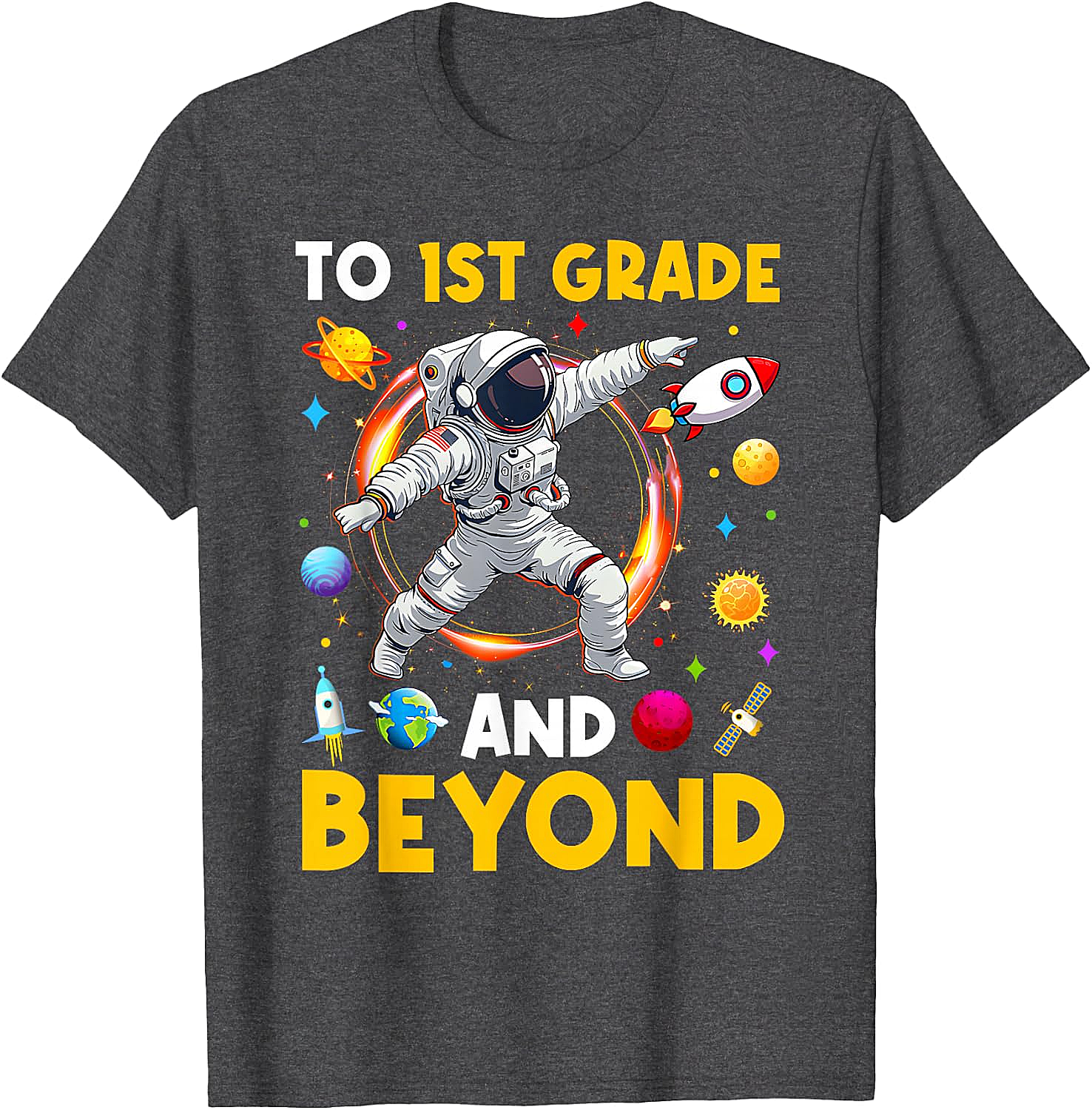  First Grade Astronaut T-Shirt Back to School Tee
