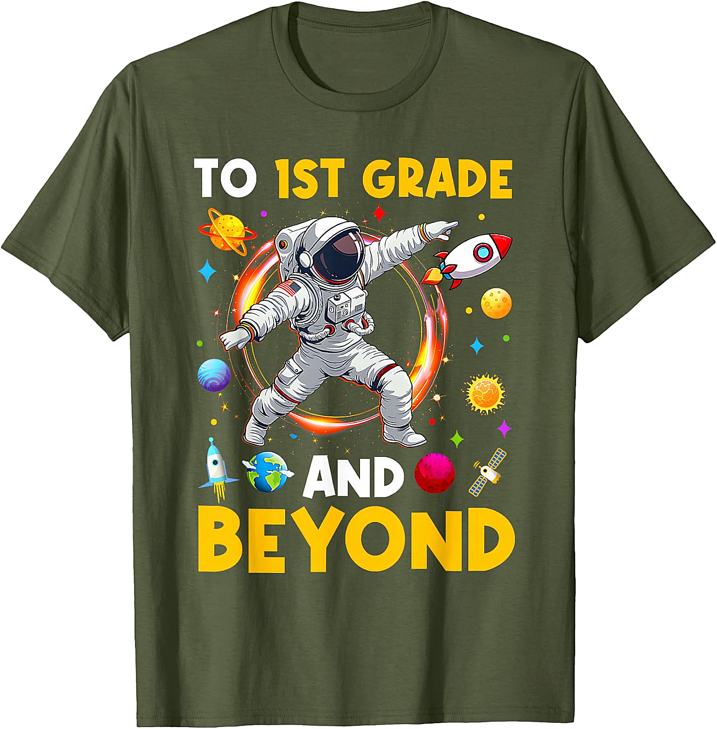 First Grade Astronaut T-Shirt Back to School Tee