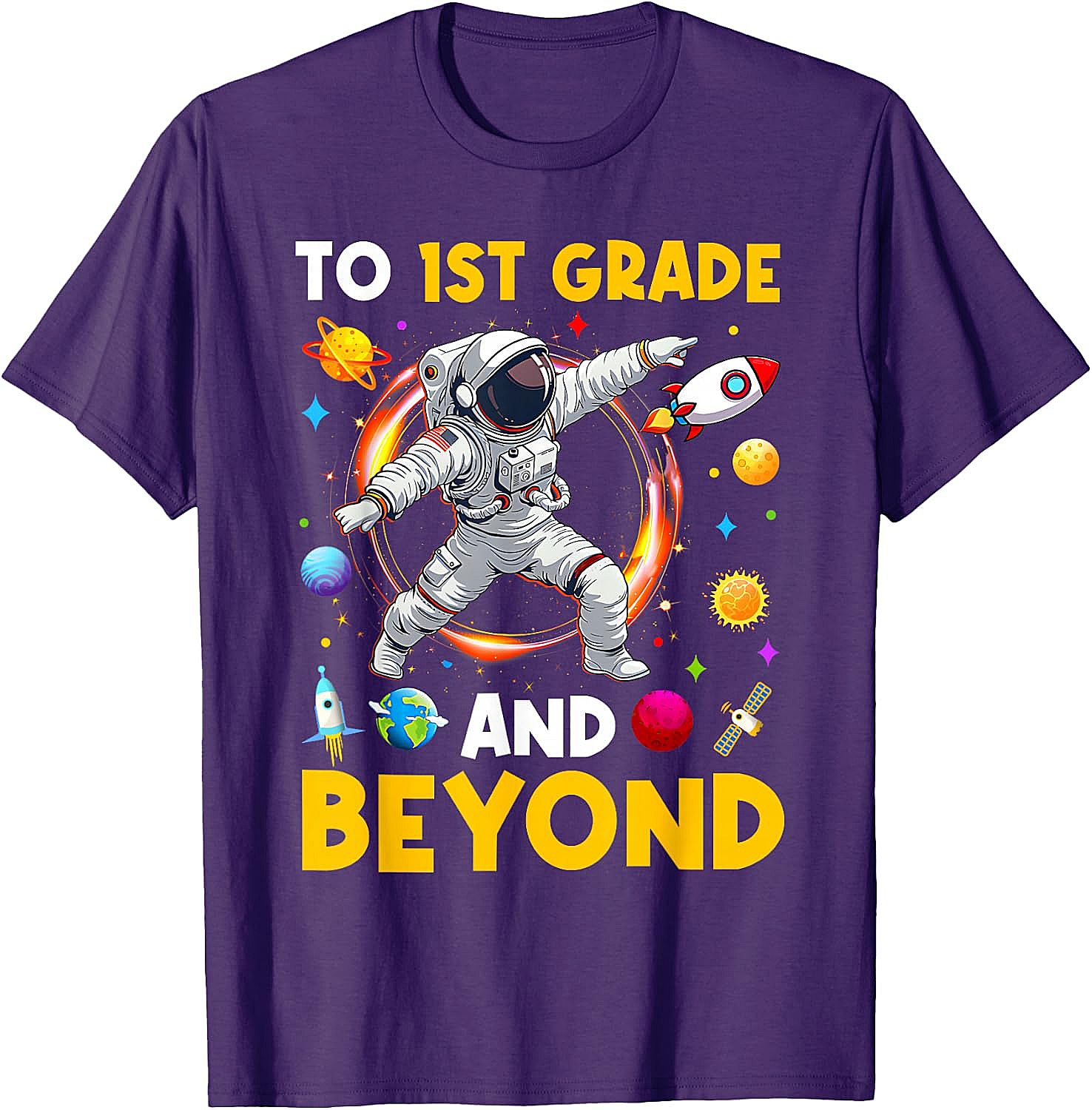  First Grade Astronaut T-Shirt Back to School Tee