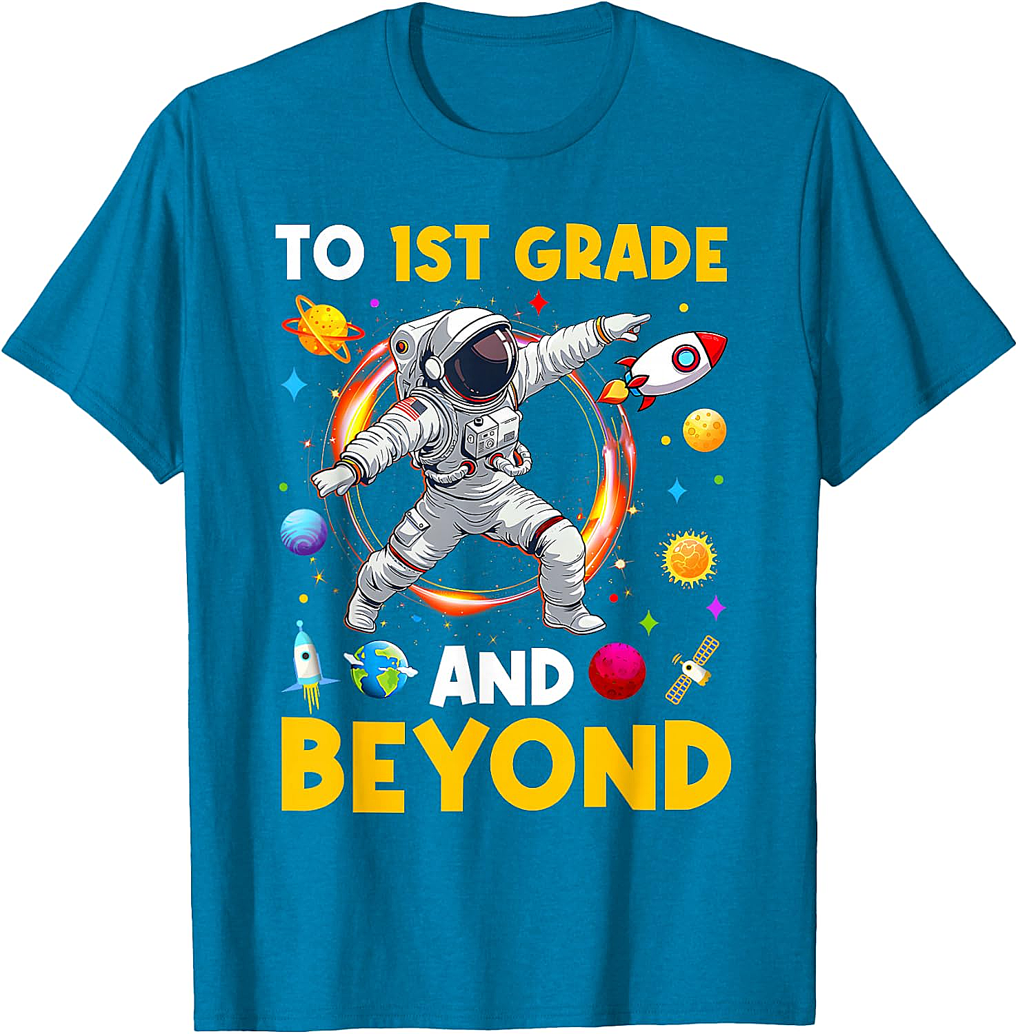  First Grade Astronaut T-Shirt Back to School Tee