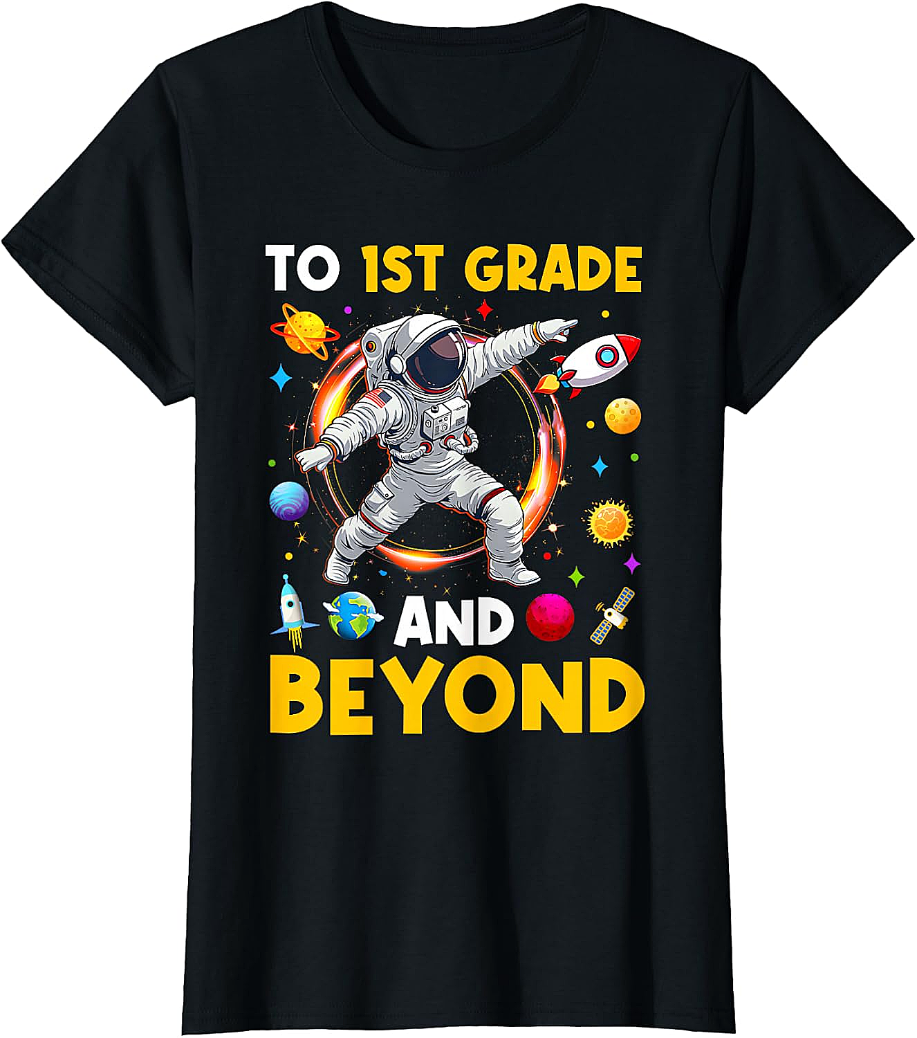  First Grade Astronaut T-Shirt Back to School Tee