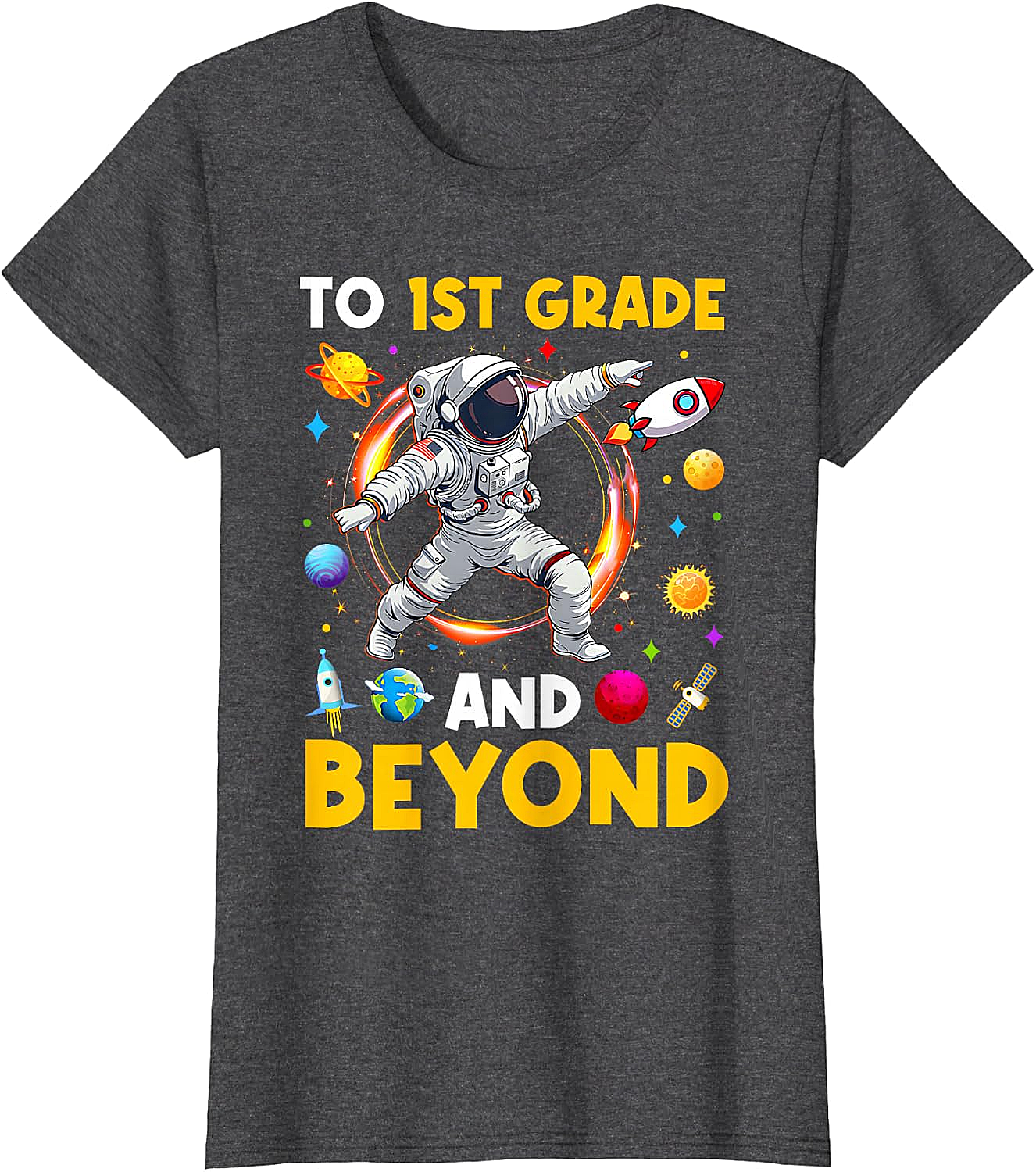  First Grade Astronaut T-Shirt Back to School Tee