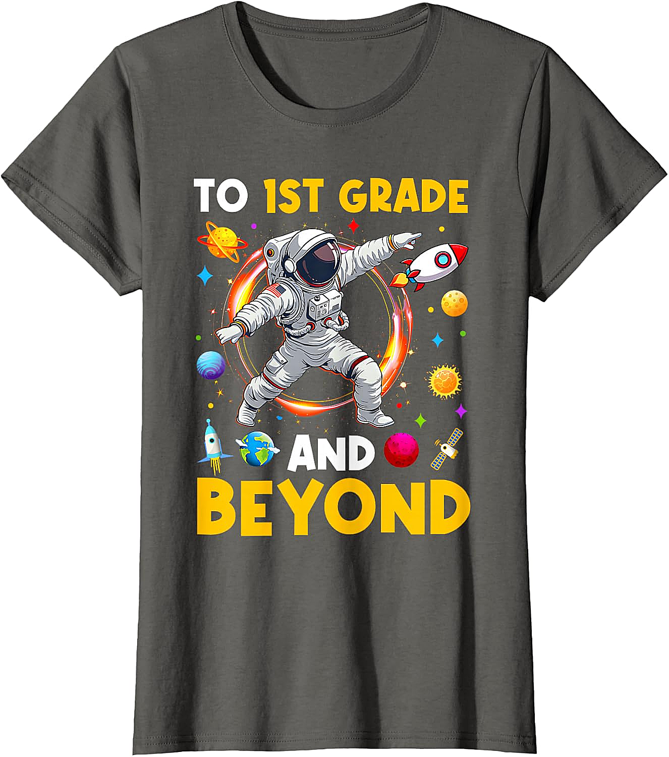  First Grade Astronaut T-Shirt Back to School Tee
