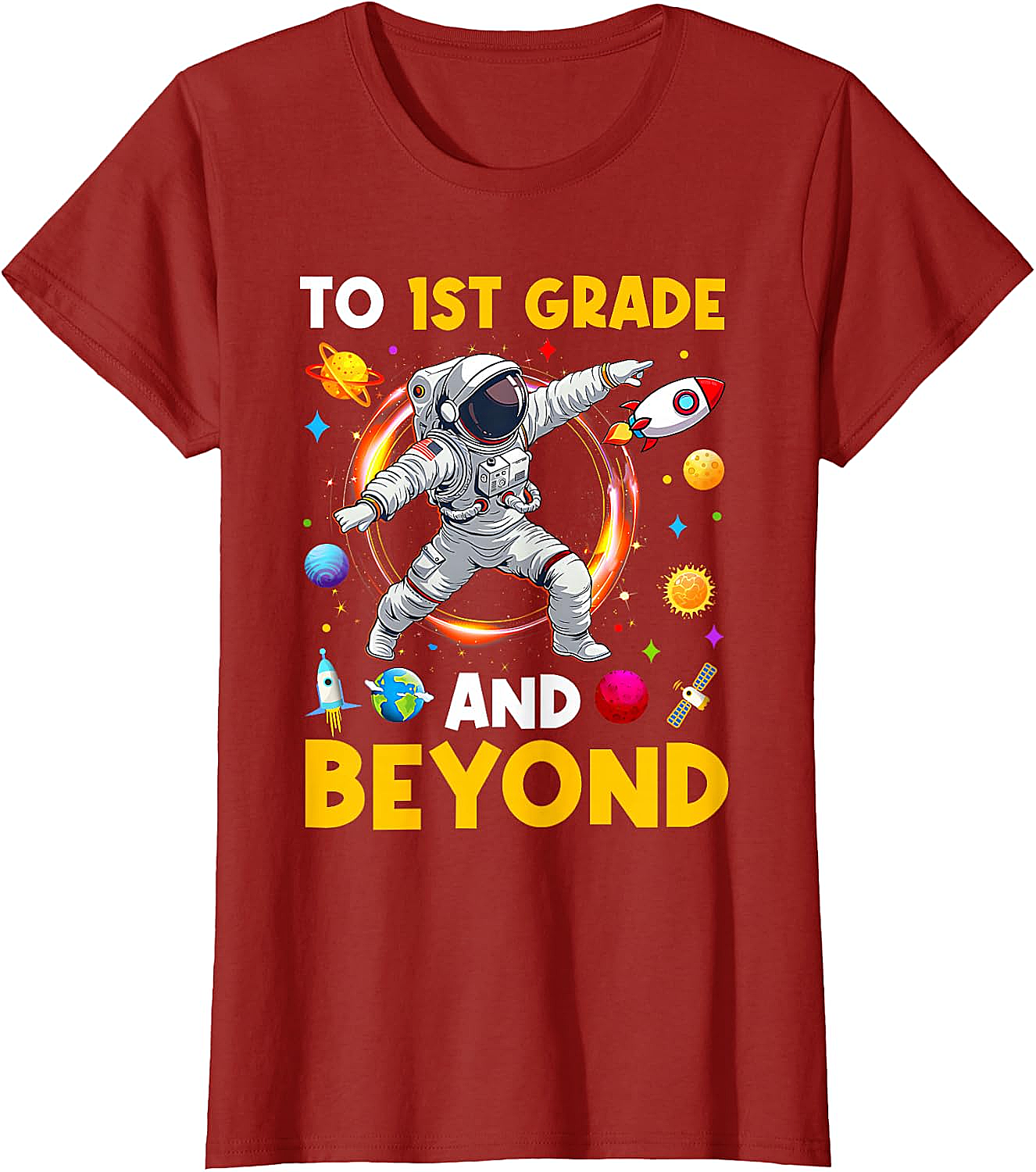  First Grade Astronaut T-Shirt Back to School Tee