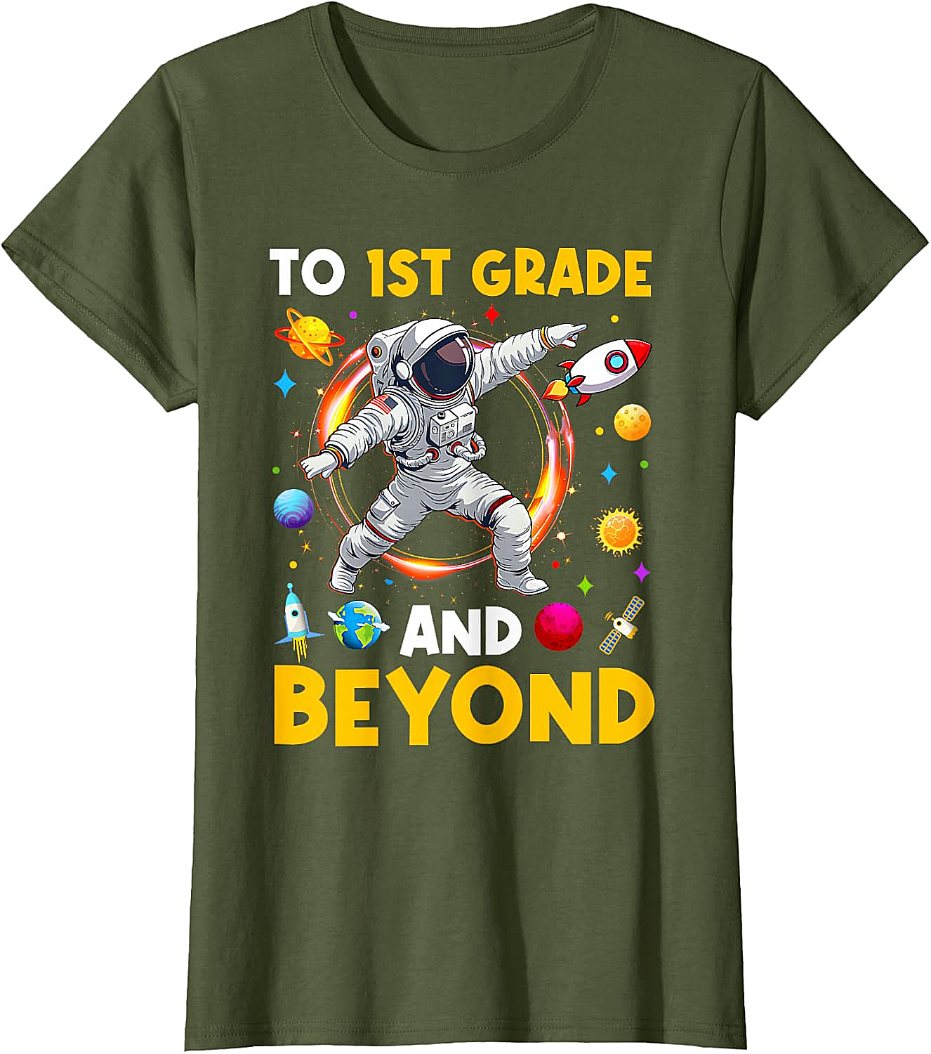  First Grade Astronaut T-Shirt Back to School Tee