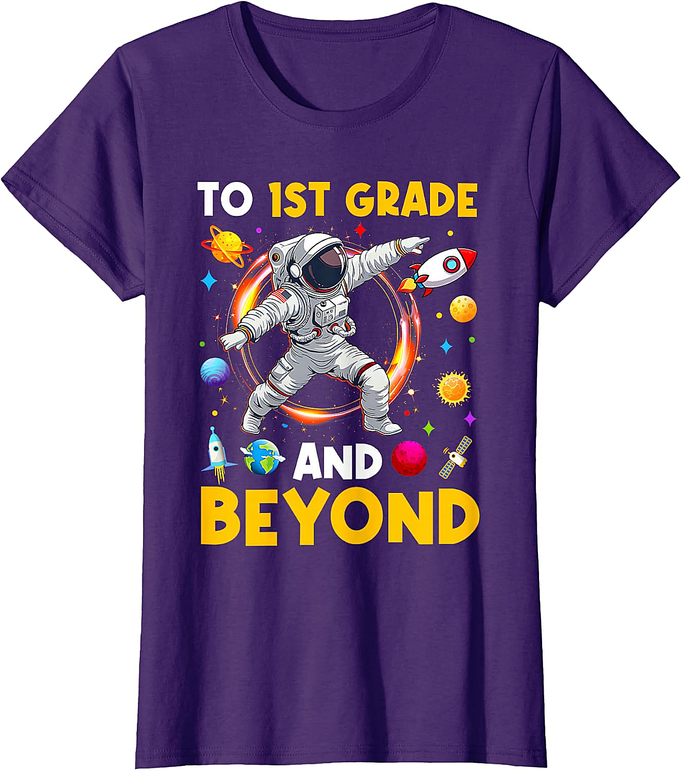  First Grade Astronaut T-Shirt Back to School Tee