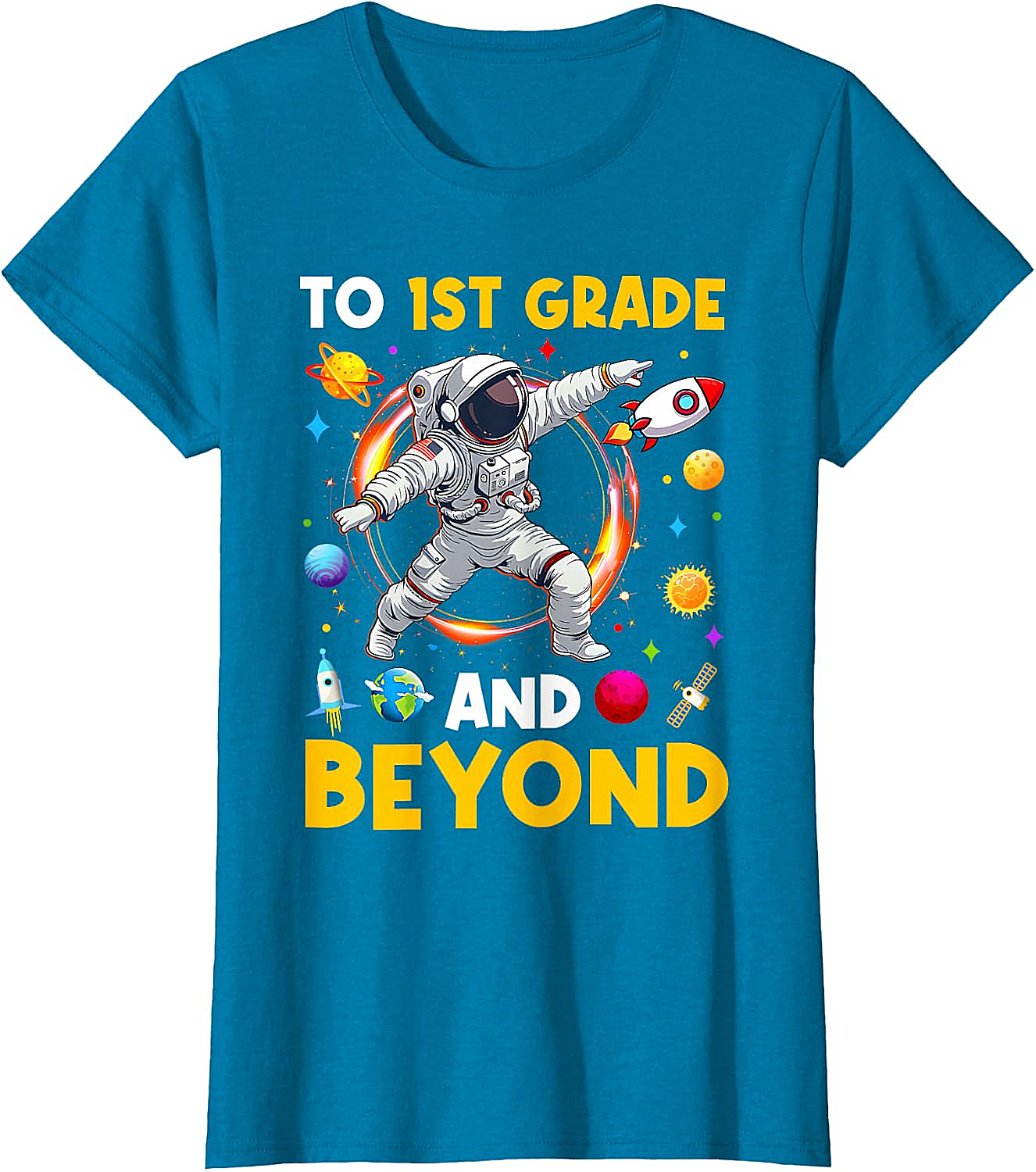  First Grade Astronaut T-Shirt Back to School Tee