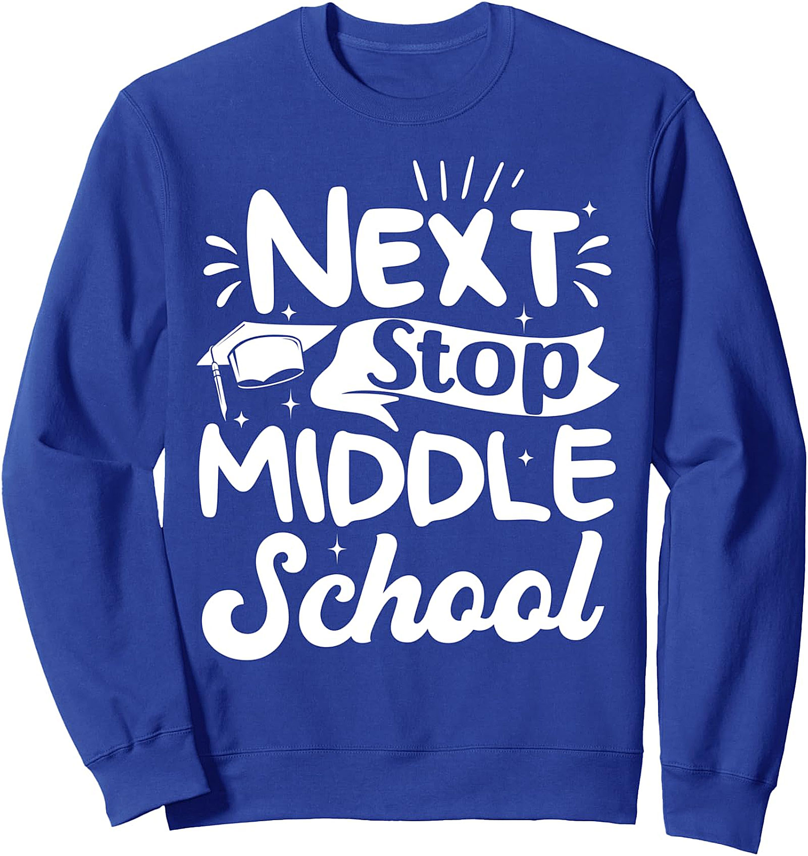 Next Stop Middle School Sweatshirt | Back to School Gift