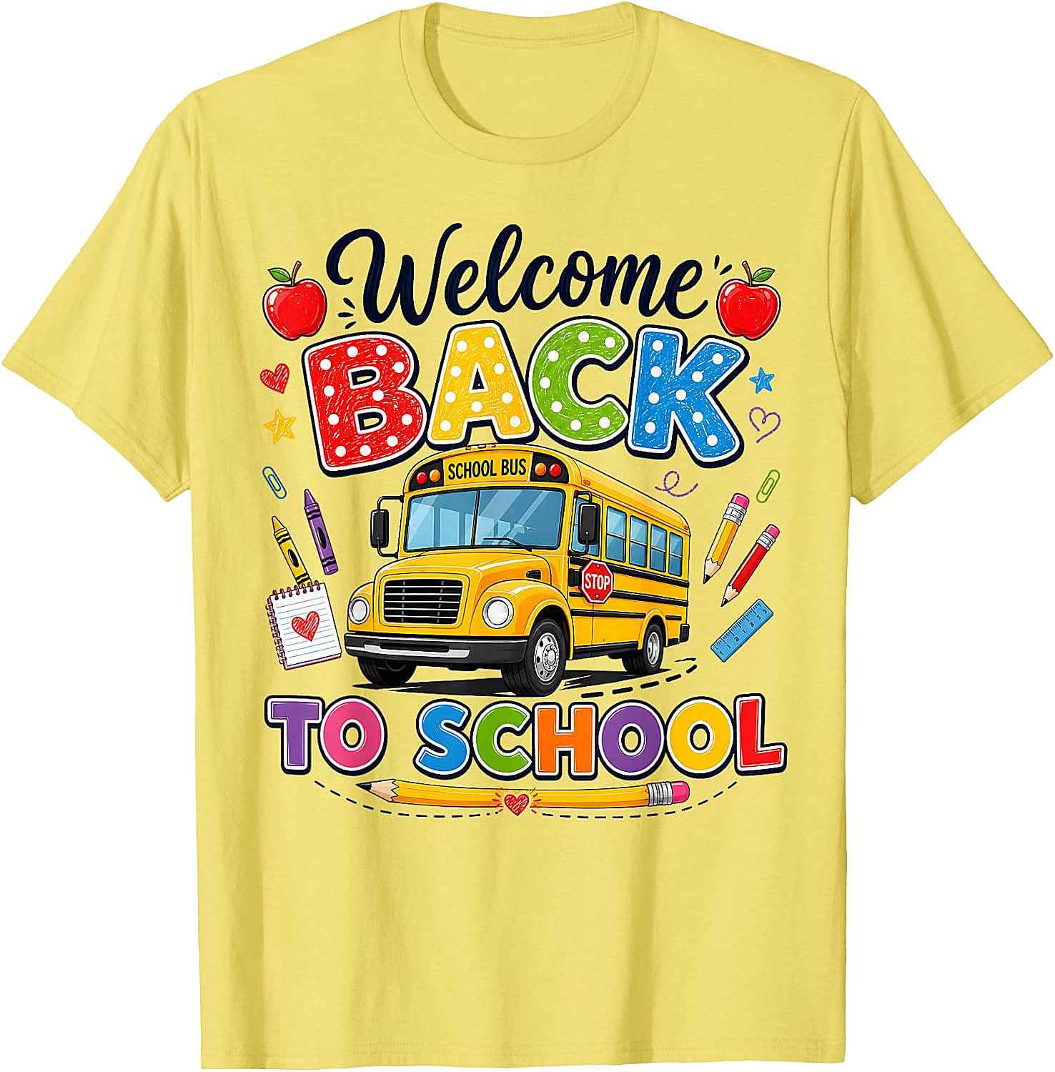  Welcome Back to School Bus Driver Tee First Day Shirt