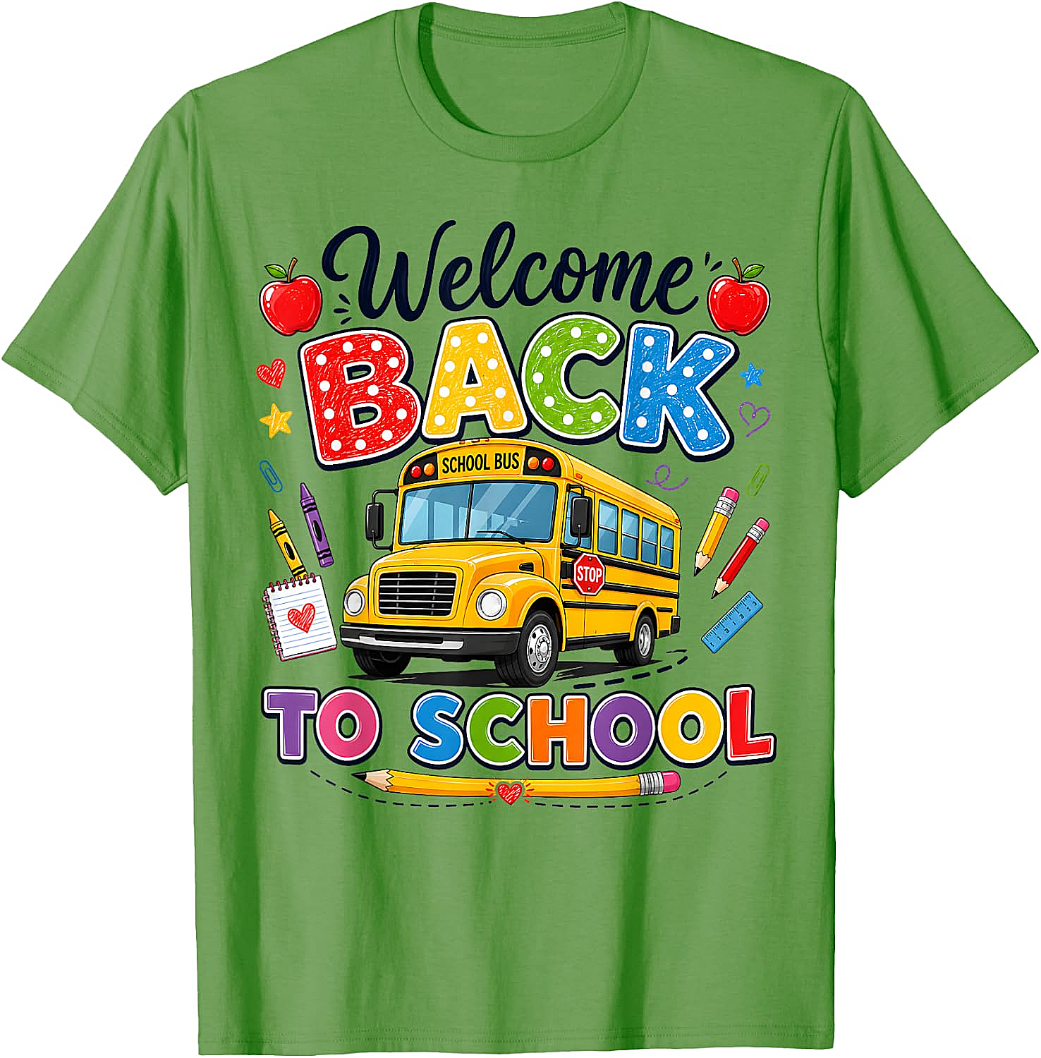  Welcome Back to School Bus Driver Tee First Day Shirt