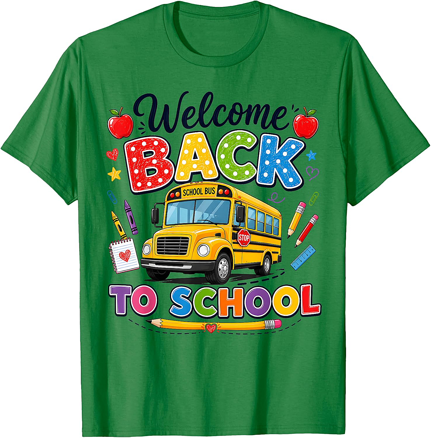  Welcome Back to School Bus Driver Tee First Day Shirt