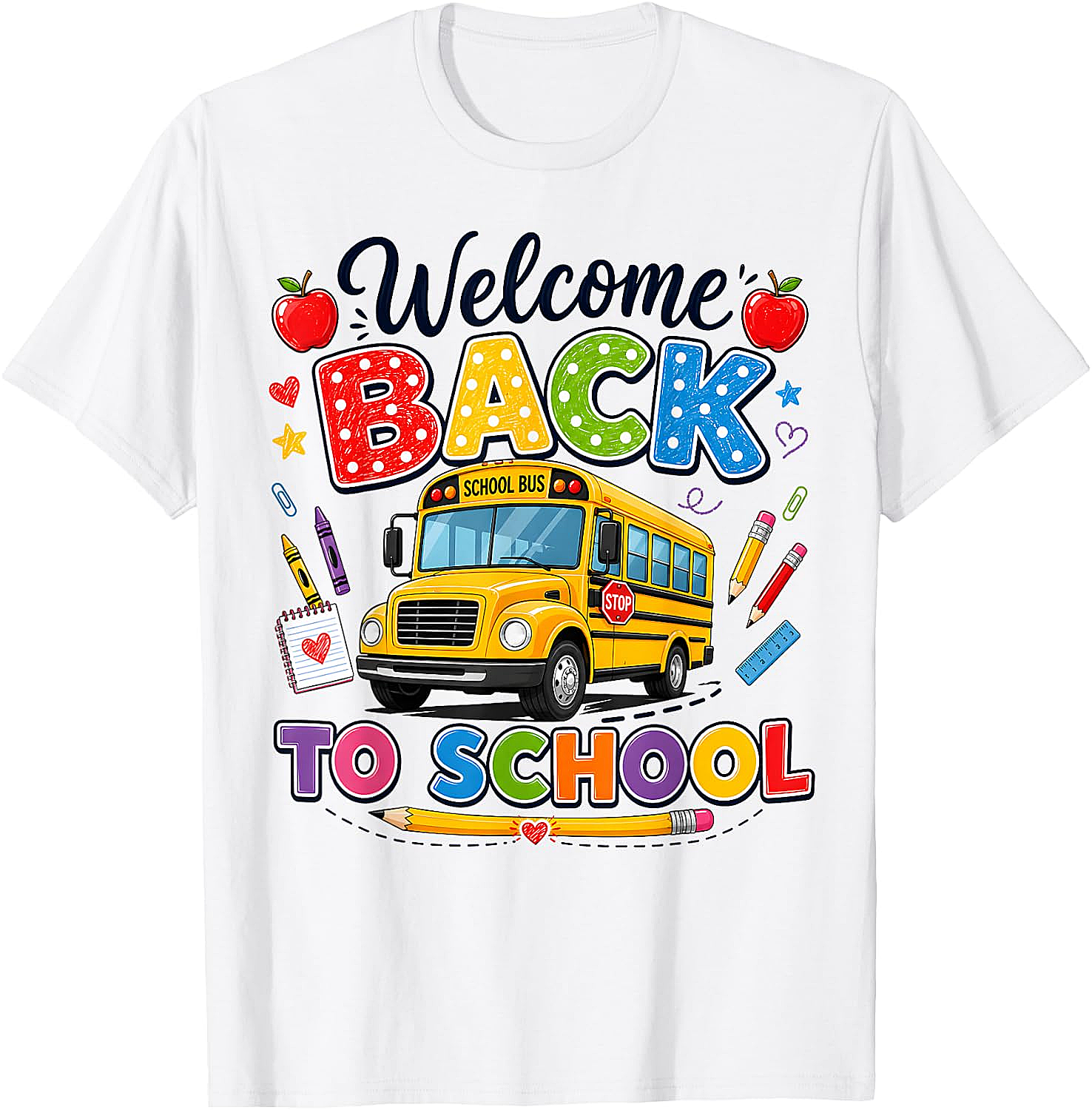 Welcome Back to School Bus Driver Tee First Day Shirt