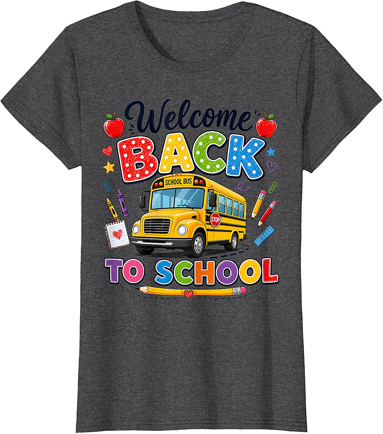  Welcome Back to School Bus Driver Tee First Day Shirt