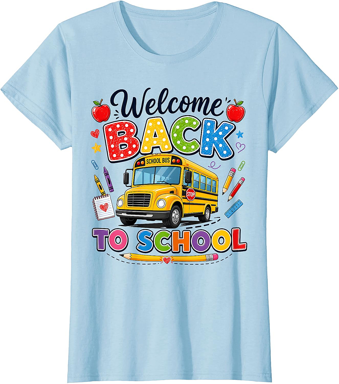  Welcome Back to School Bus Driver Tee First Day Shirt