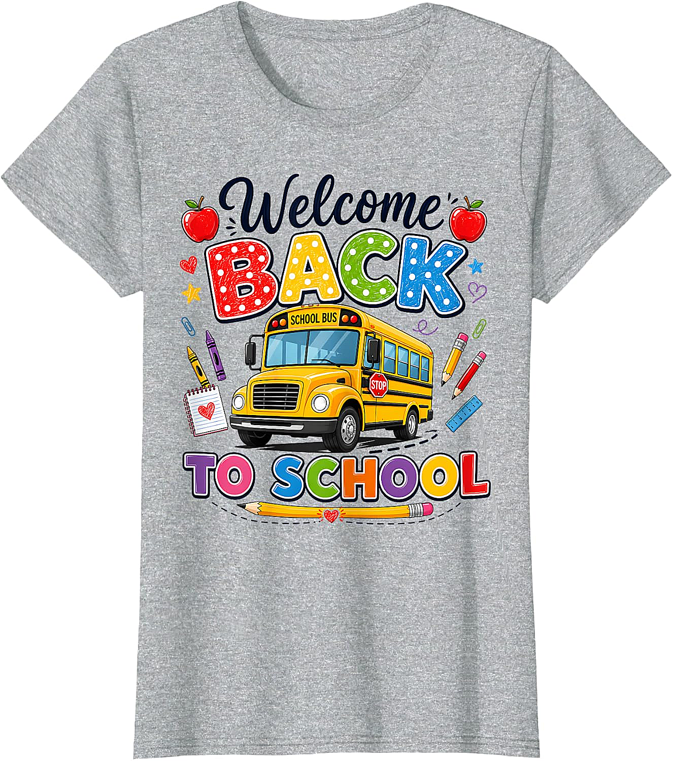  Welcome Back to School Bus Driver Tee First Day Shirt