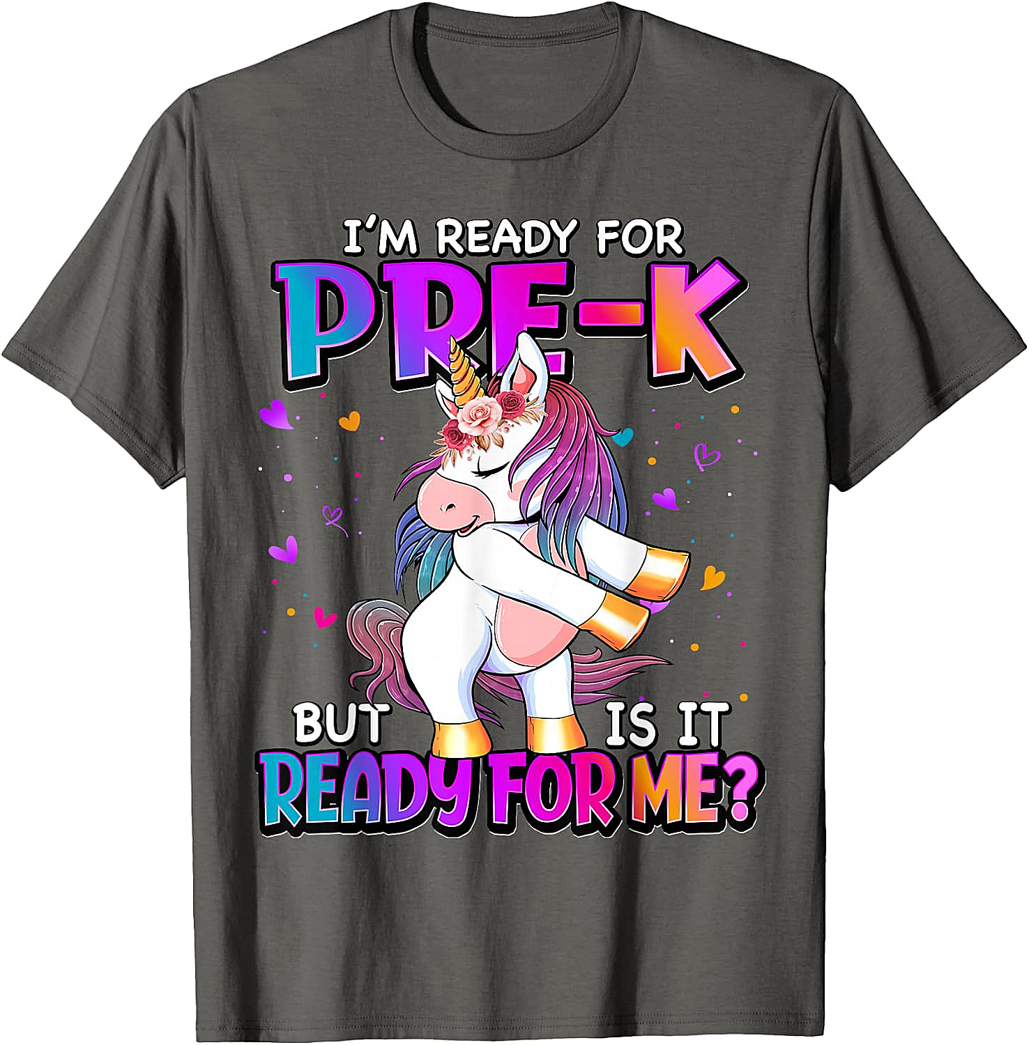 Ready For Pre-K Unicorn Shirt Back To School Tee