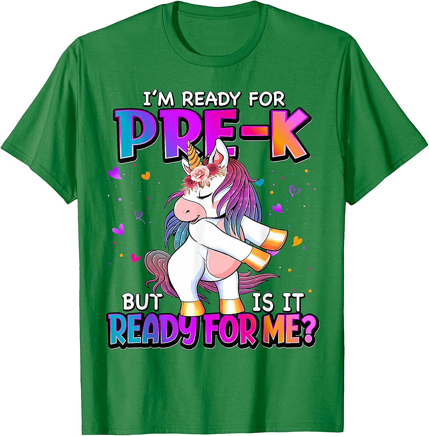 Ready For Pre-K Unicorn Shirt Back To School Tee