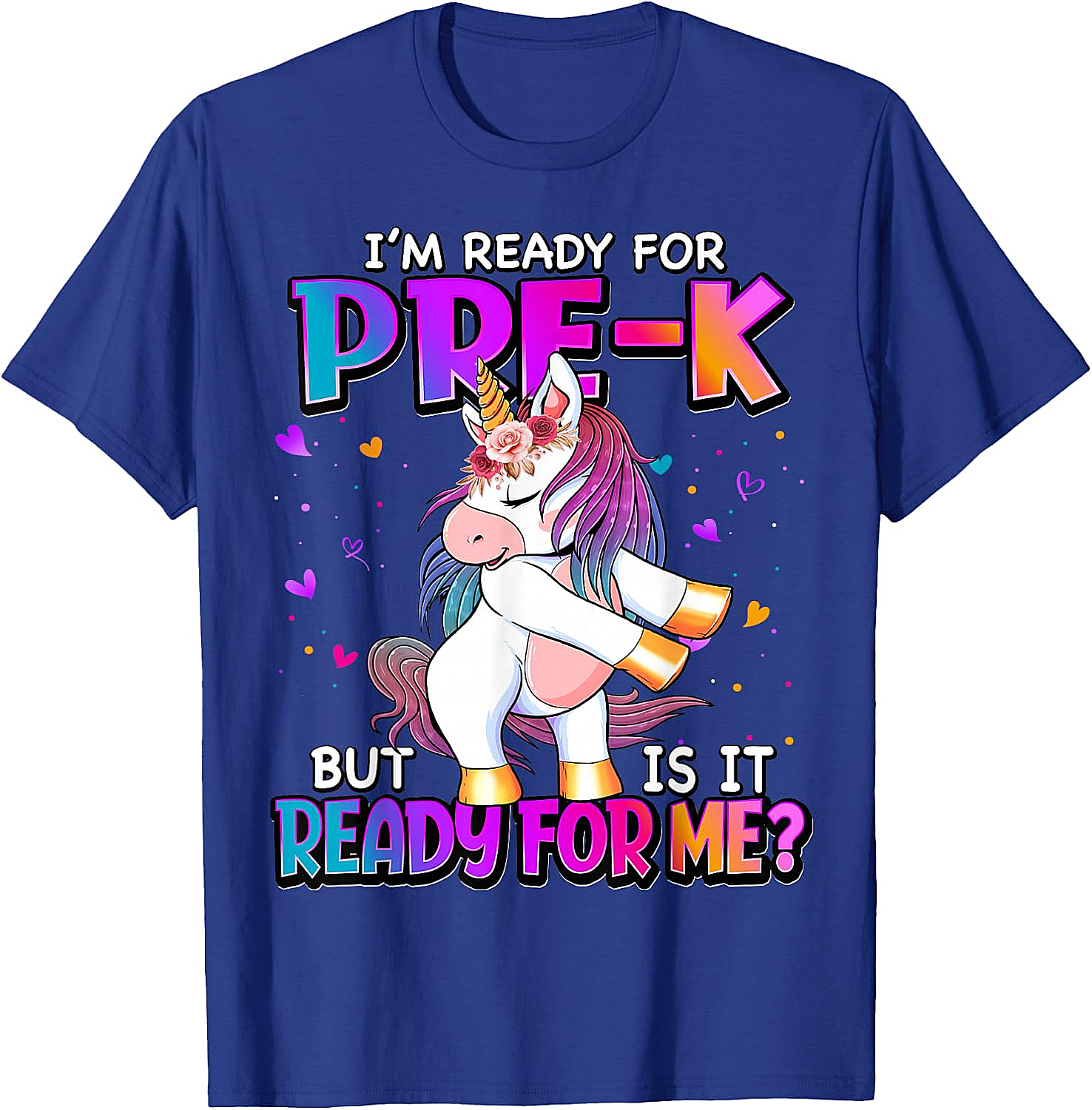 Ready For Pre-K Unicorn Shirt Back To School Tee