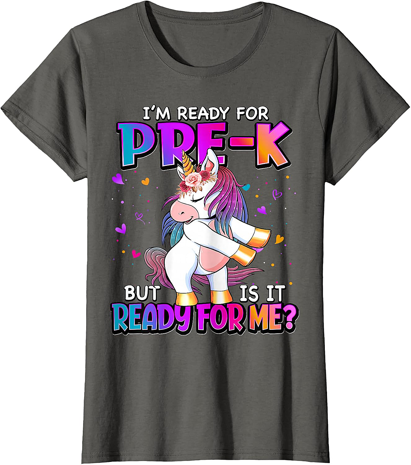 Ready For Pre-K Unicorn Shirt Back To School Tee