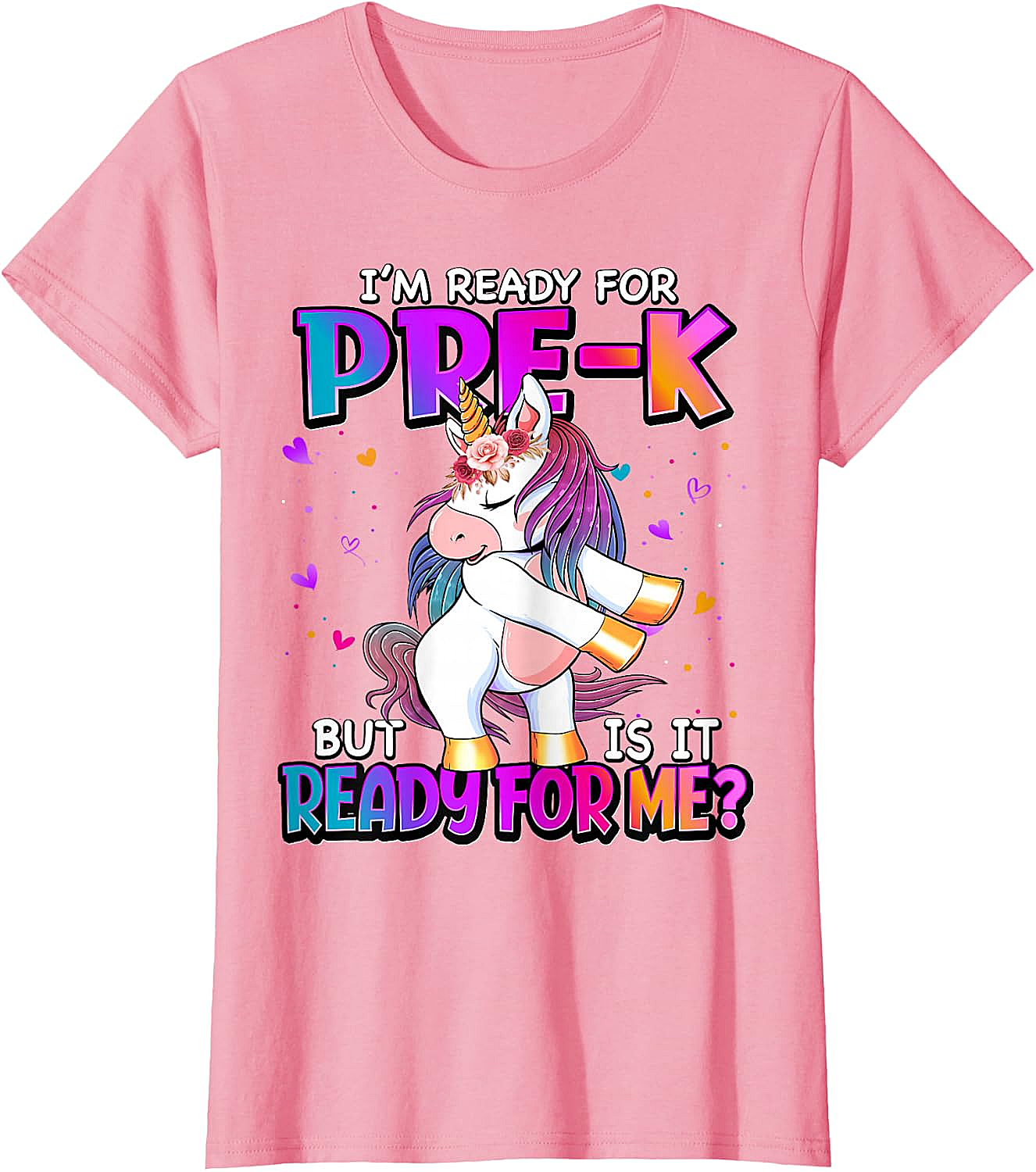 Ready For Pre-K Unicorn Shirt Back To School Tee