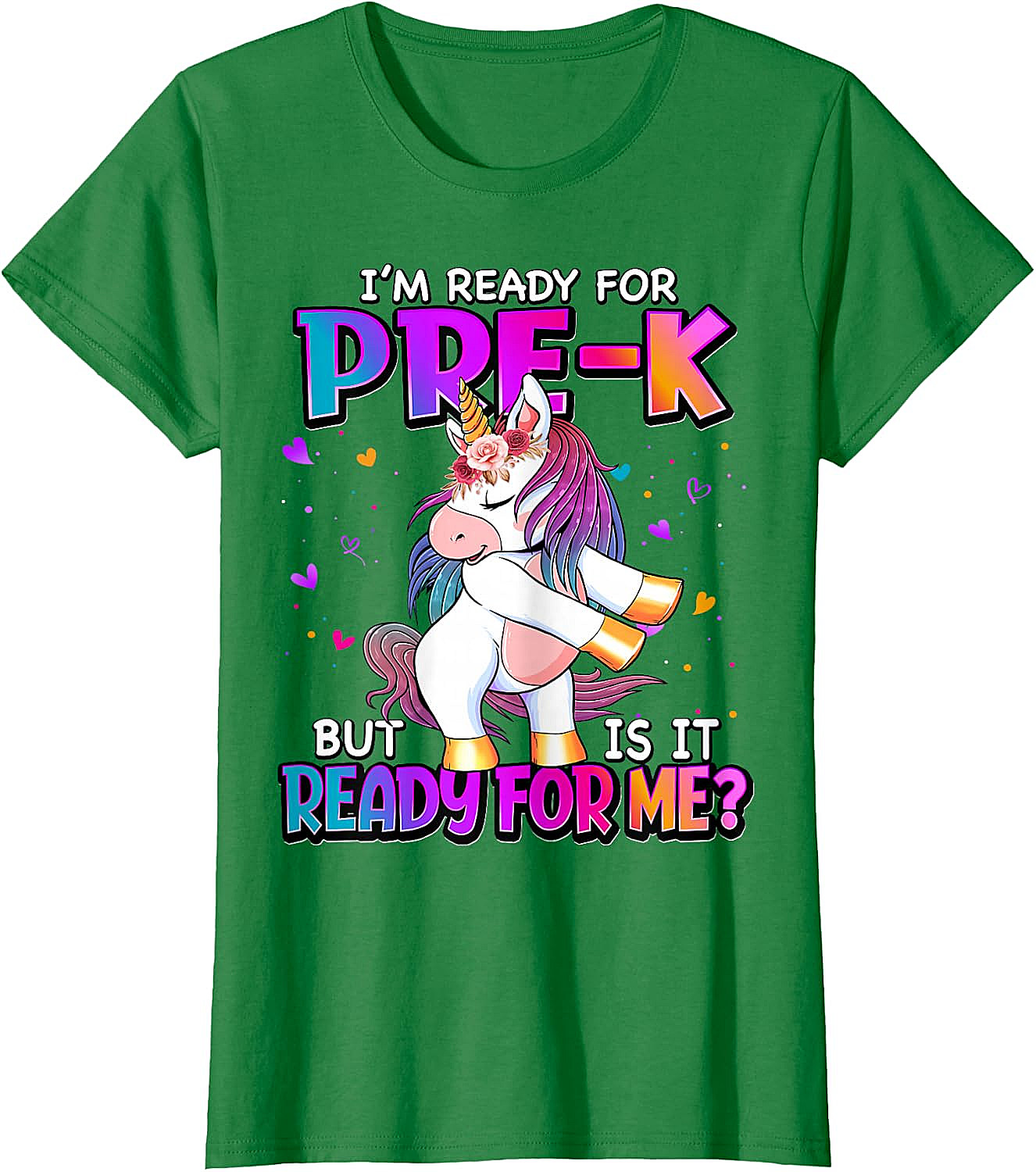 Ready For Pre-K Unicorn Shirt Back To School Tee