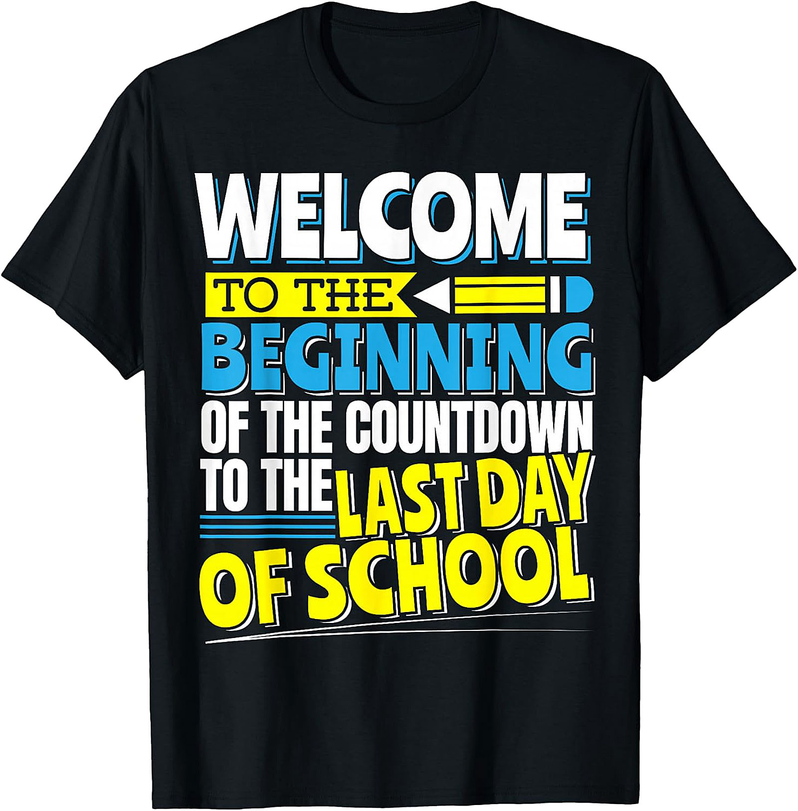 Last Day of School Countdown T-Shirt | Funny Teacher Tee