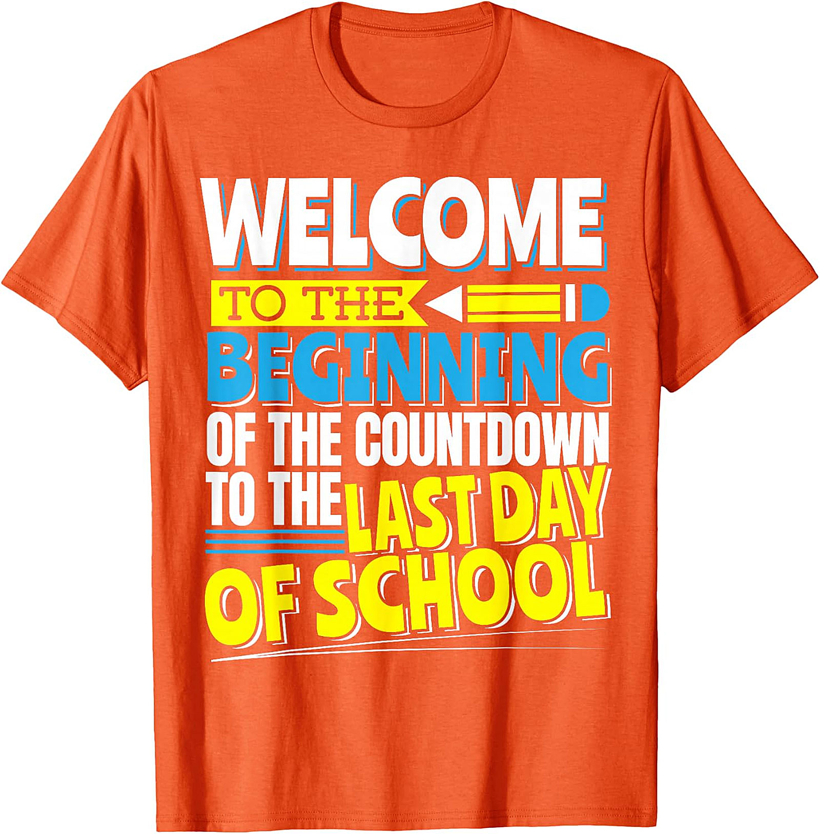 Last Day of School Countdown T-Shirt | Funny Teacher Tee
