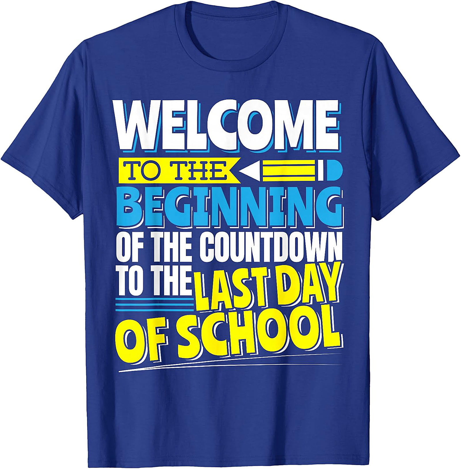 Last Day of School Countdown T-Shirt | Funny Teacher Tee